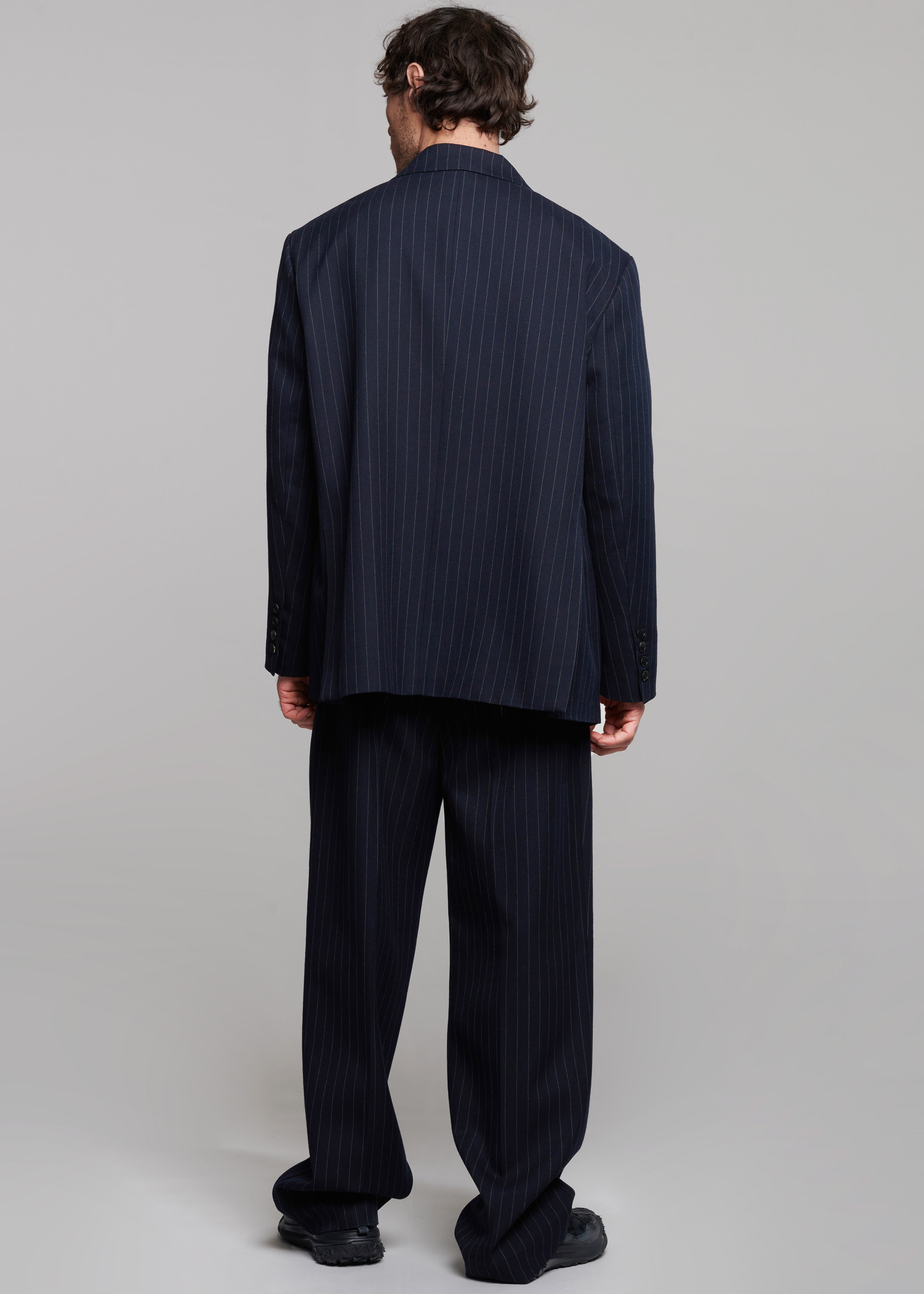 Beo Blazer - Navy/White Pinstripe - 9