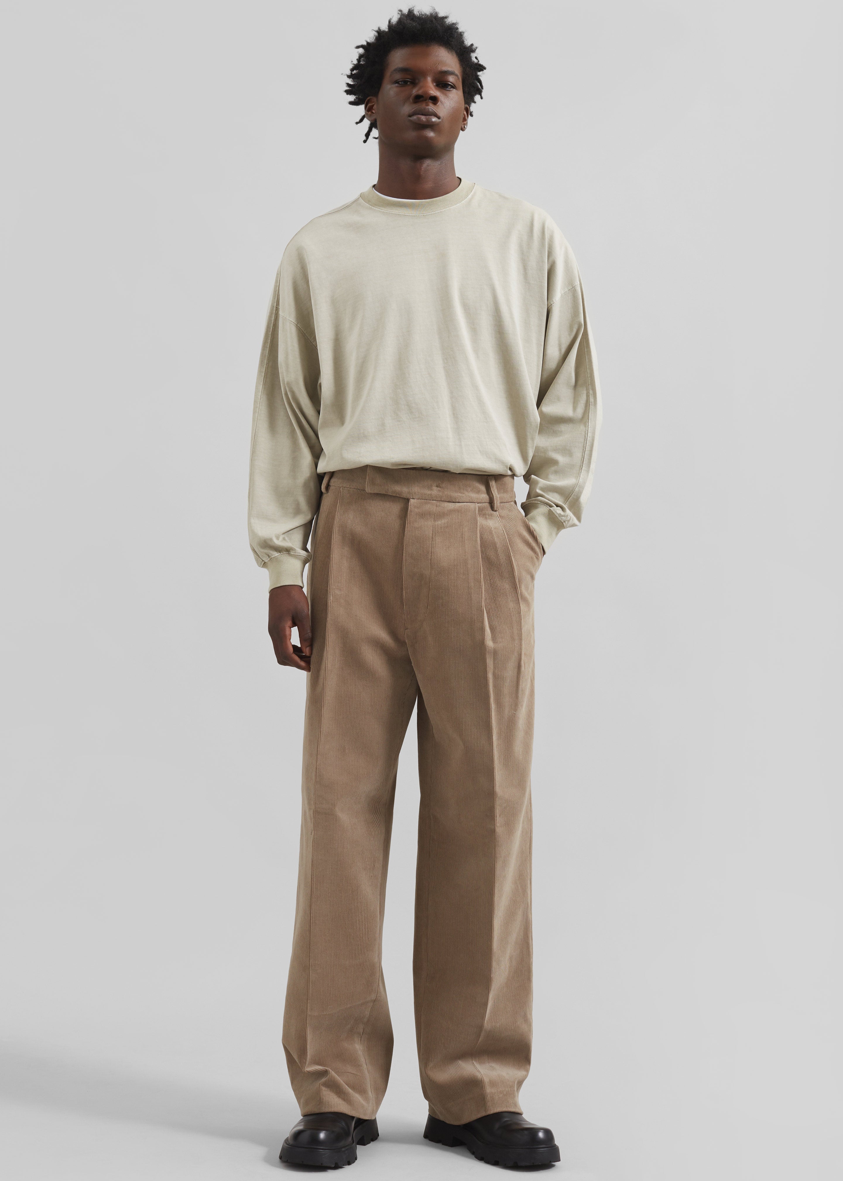 Beo Corduroy Suit Pants - Latte - 4