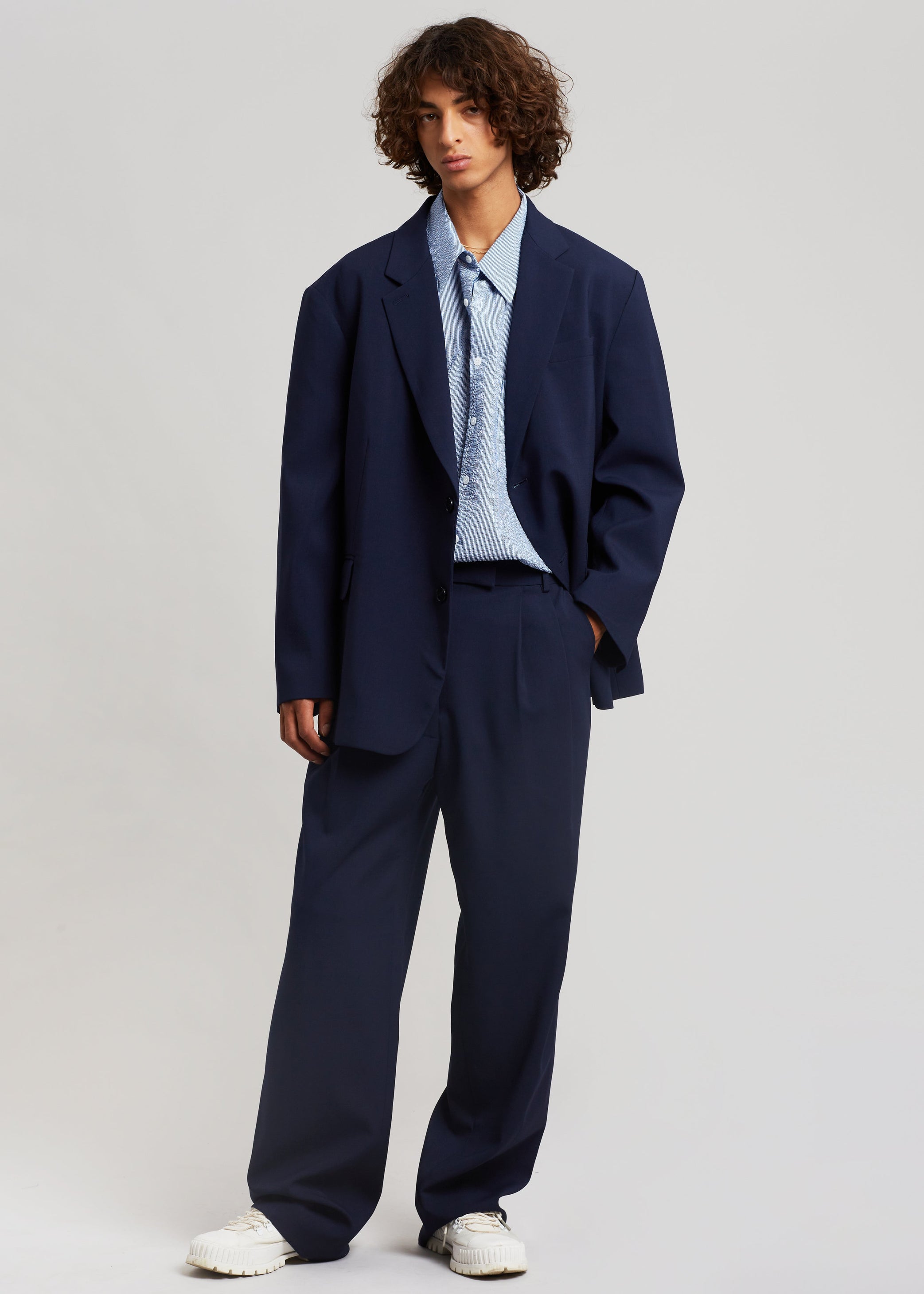 Shop the look image for Beo Suit Pants - Blue