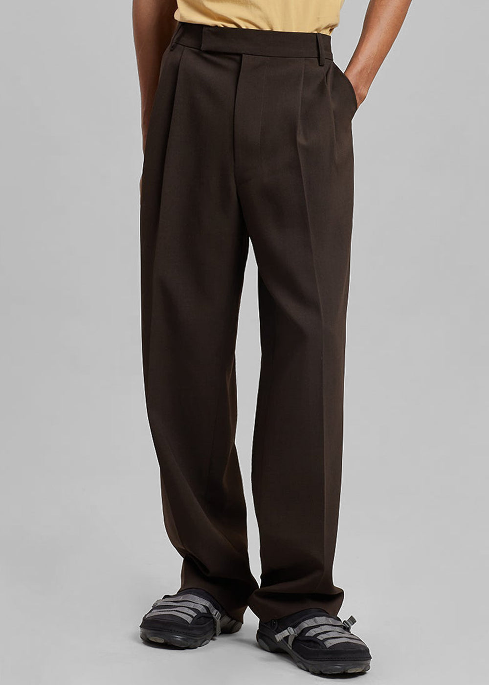 Beo Suit Pants - Dark Espresso - 1