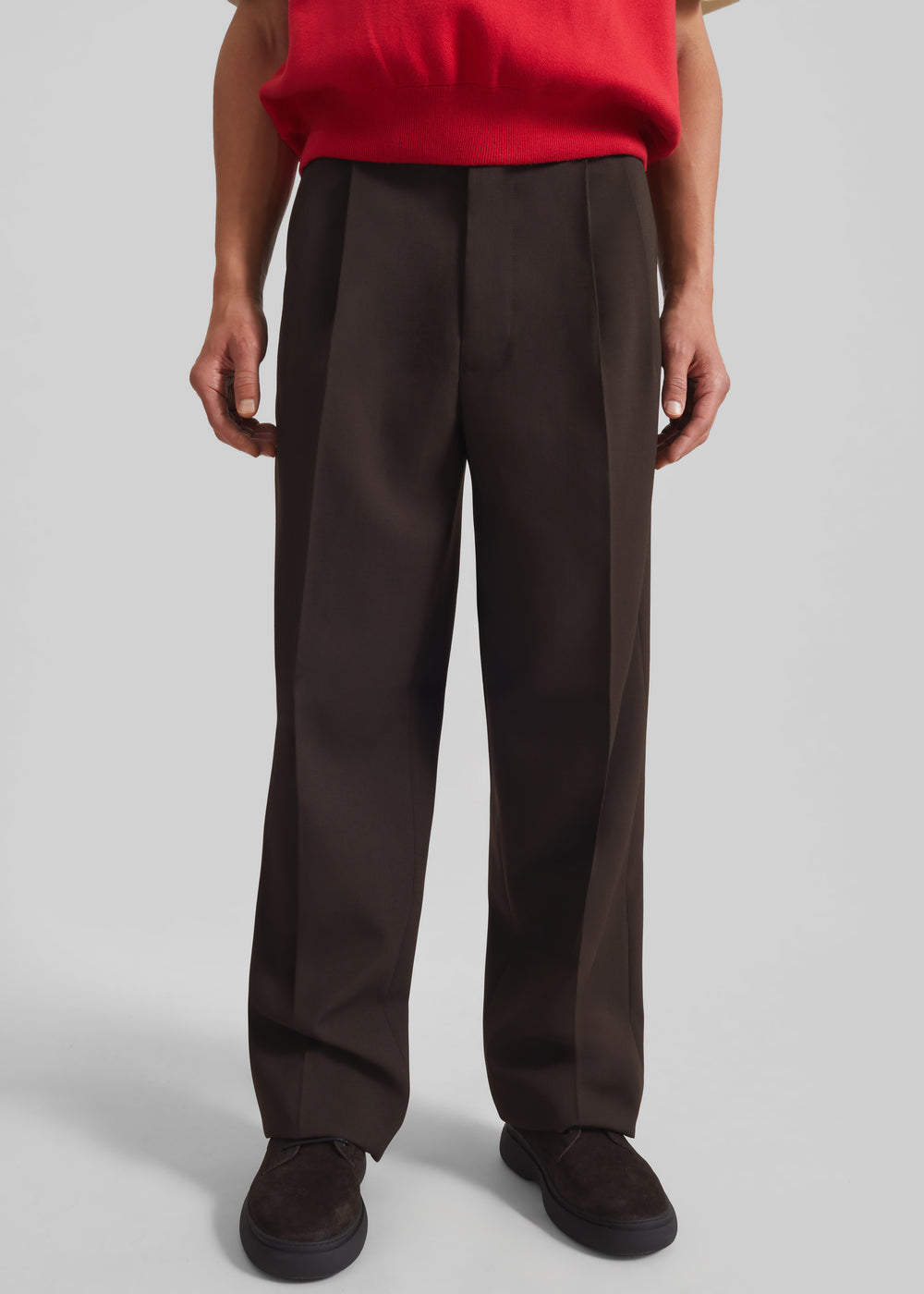 Beo Suit Pants - Dark Espresso