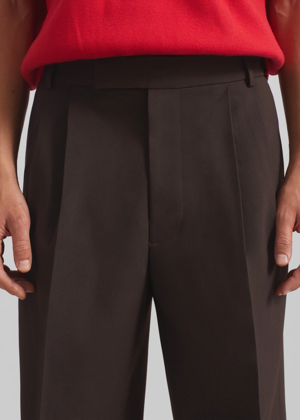 Beo Suit Pants - Dark Espresso - 4