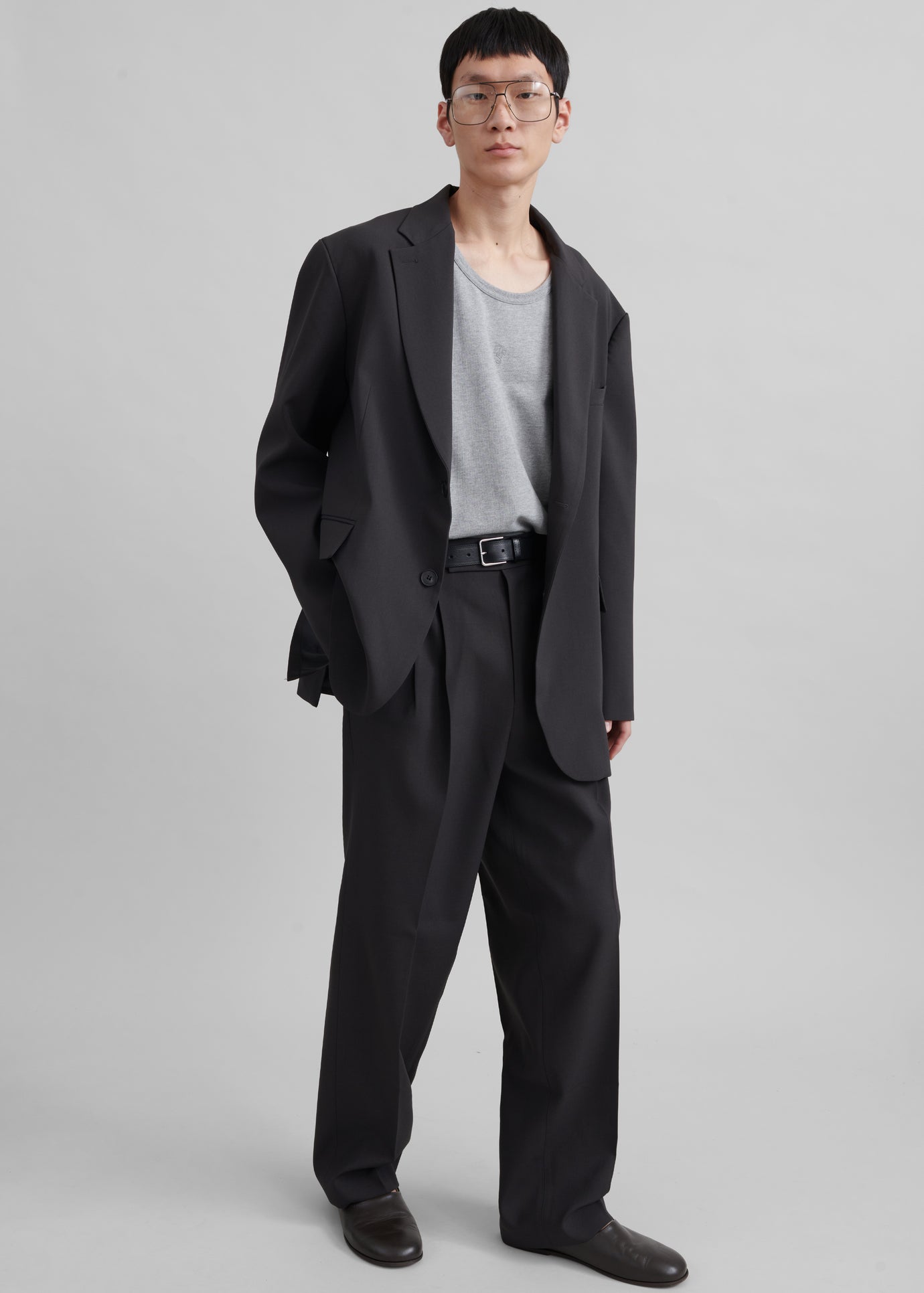 Beo Suit Pants - Dark Grey