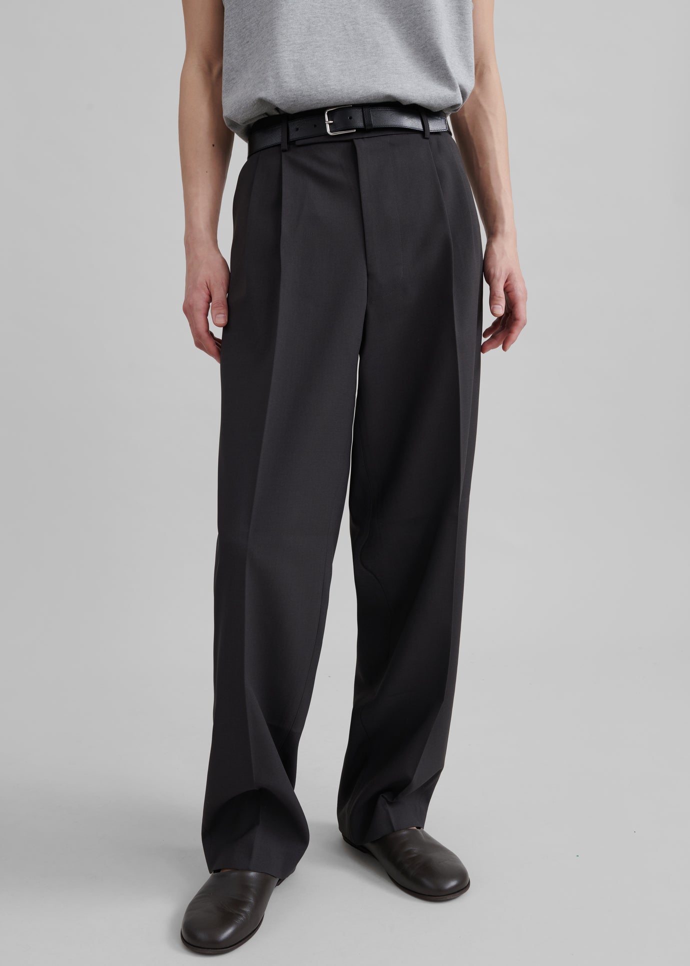 Beo Suit Pants - Dark Grey - 1