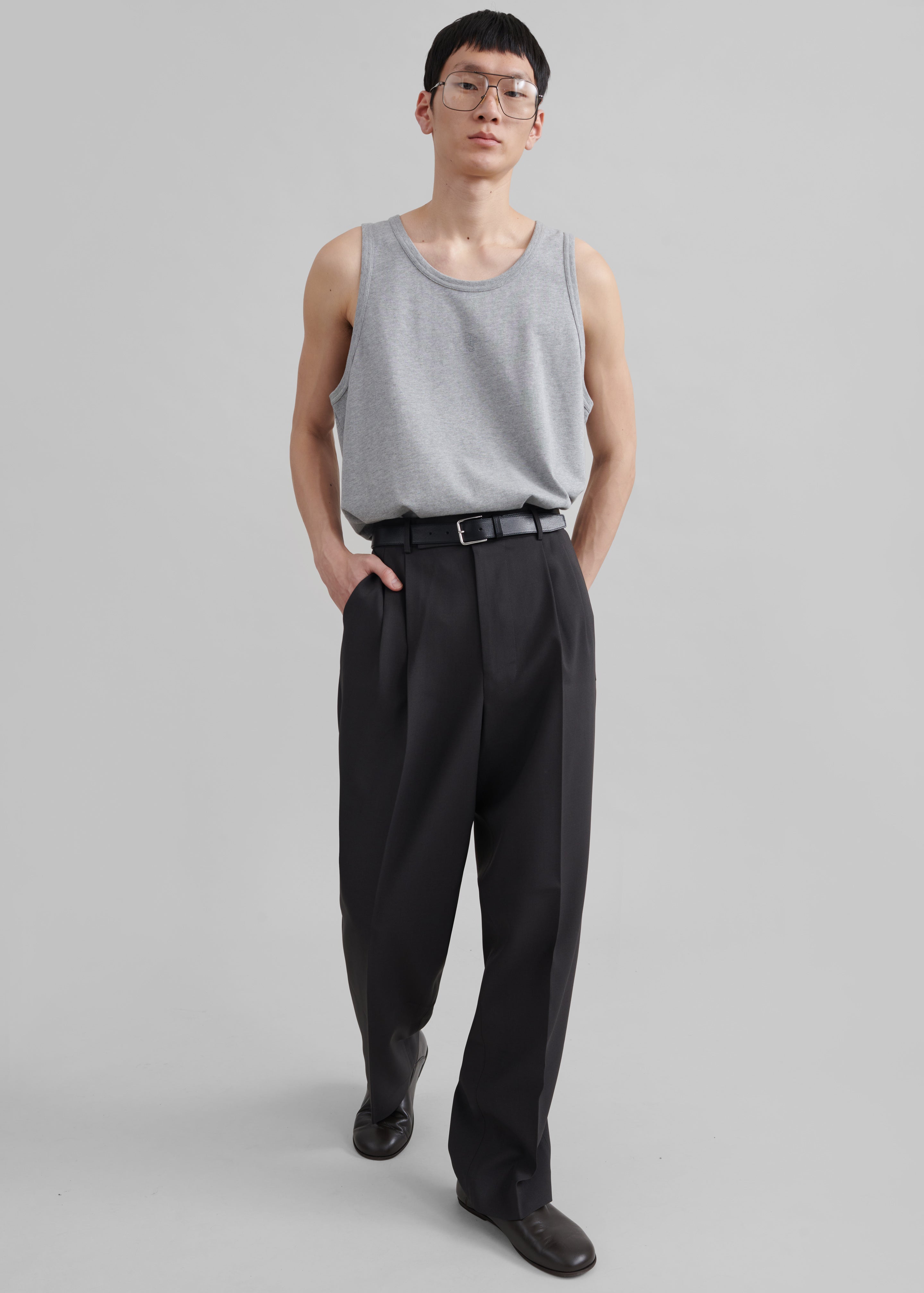 Beo Suit Pants - Dark Grey - 7