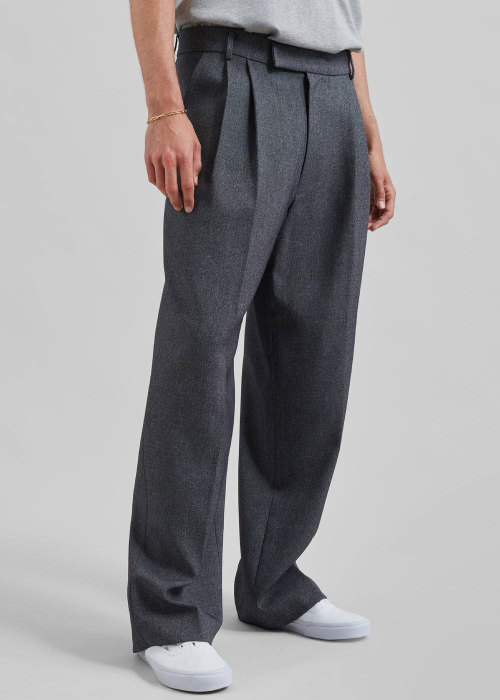 Beo Suit Pants - Grey Melange