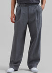 Beo Suit Pants - Grey/White Pinstripe