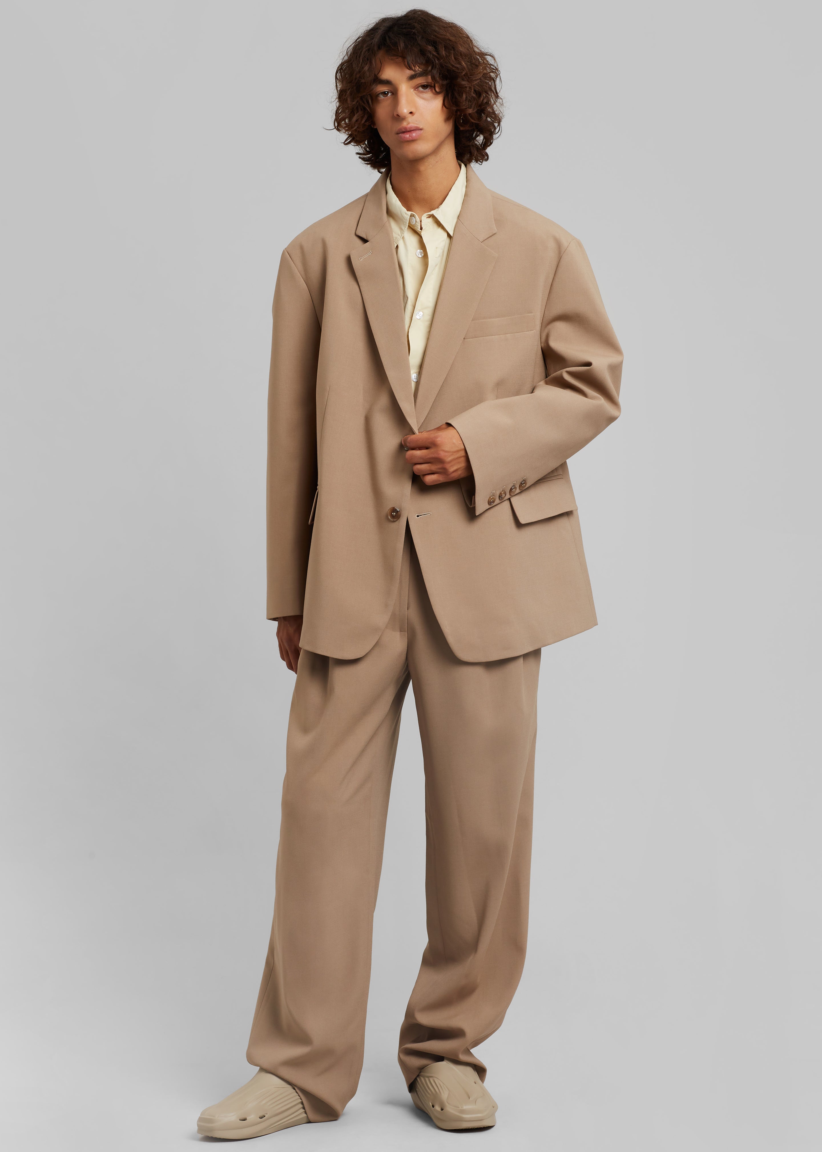 Beo Suit Pants - Latte - 4