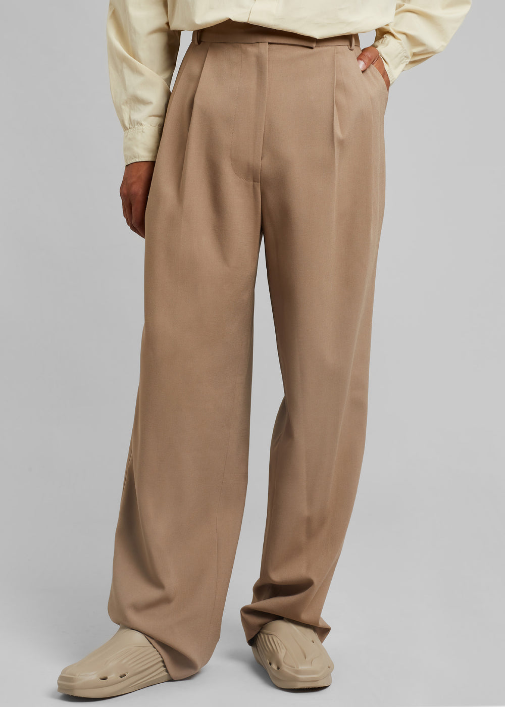 Beo Suit Pants - Latte - 1