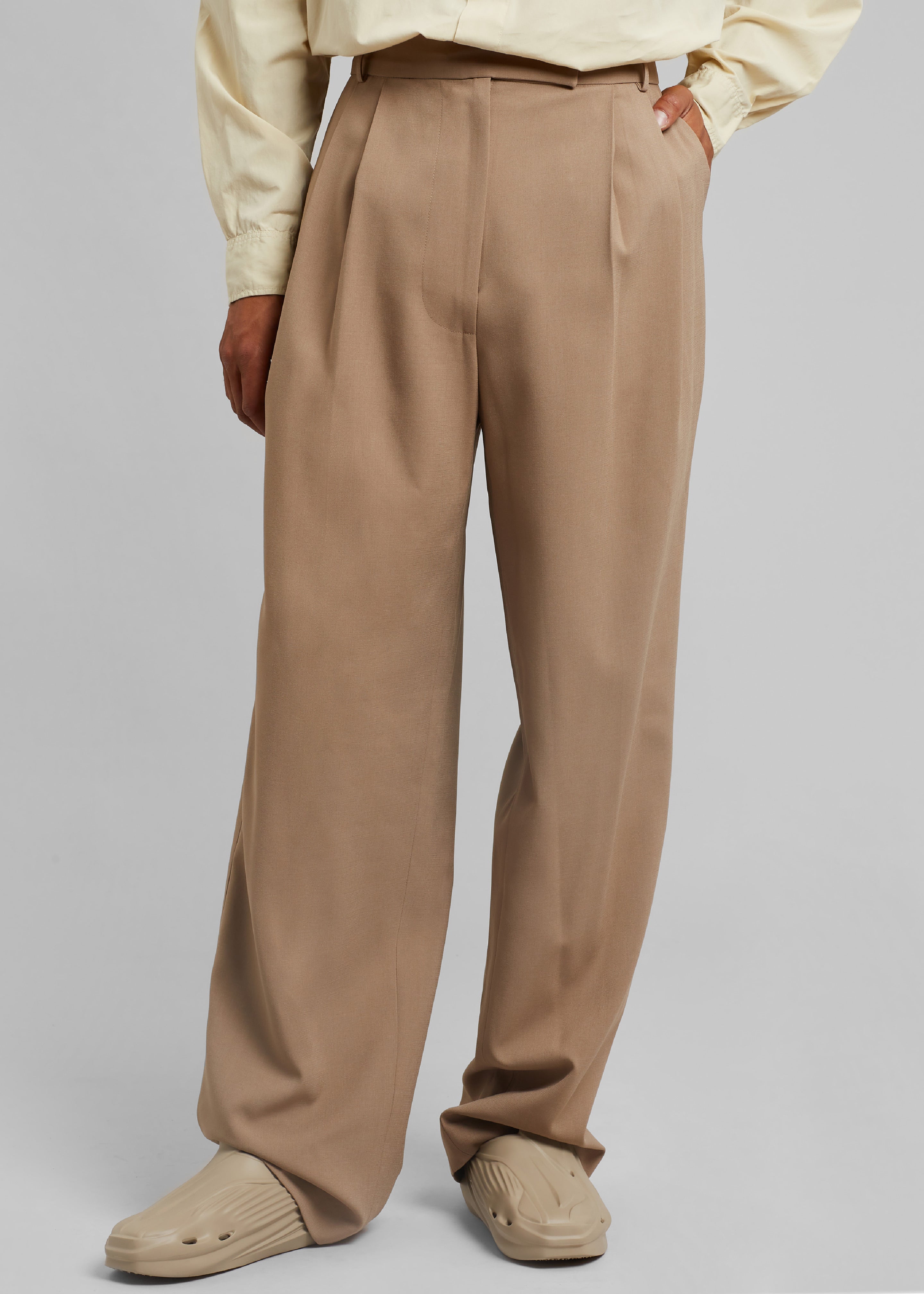 Beo Suit Pants - Latte - 2