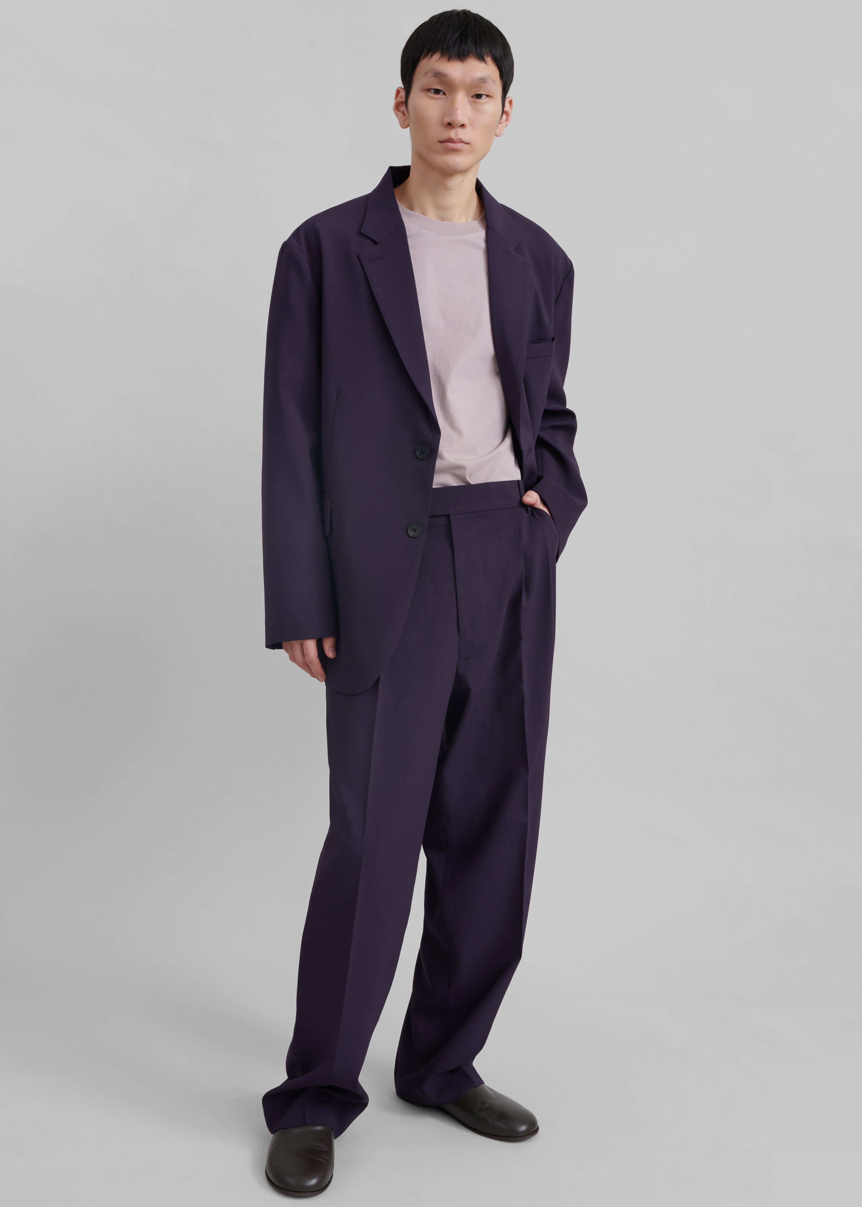 Beo Suit Pants - Purple - 4