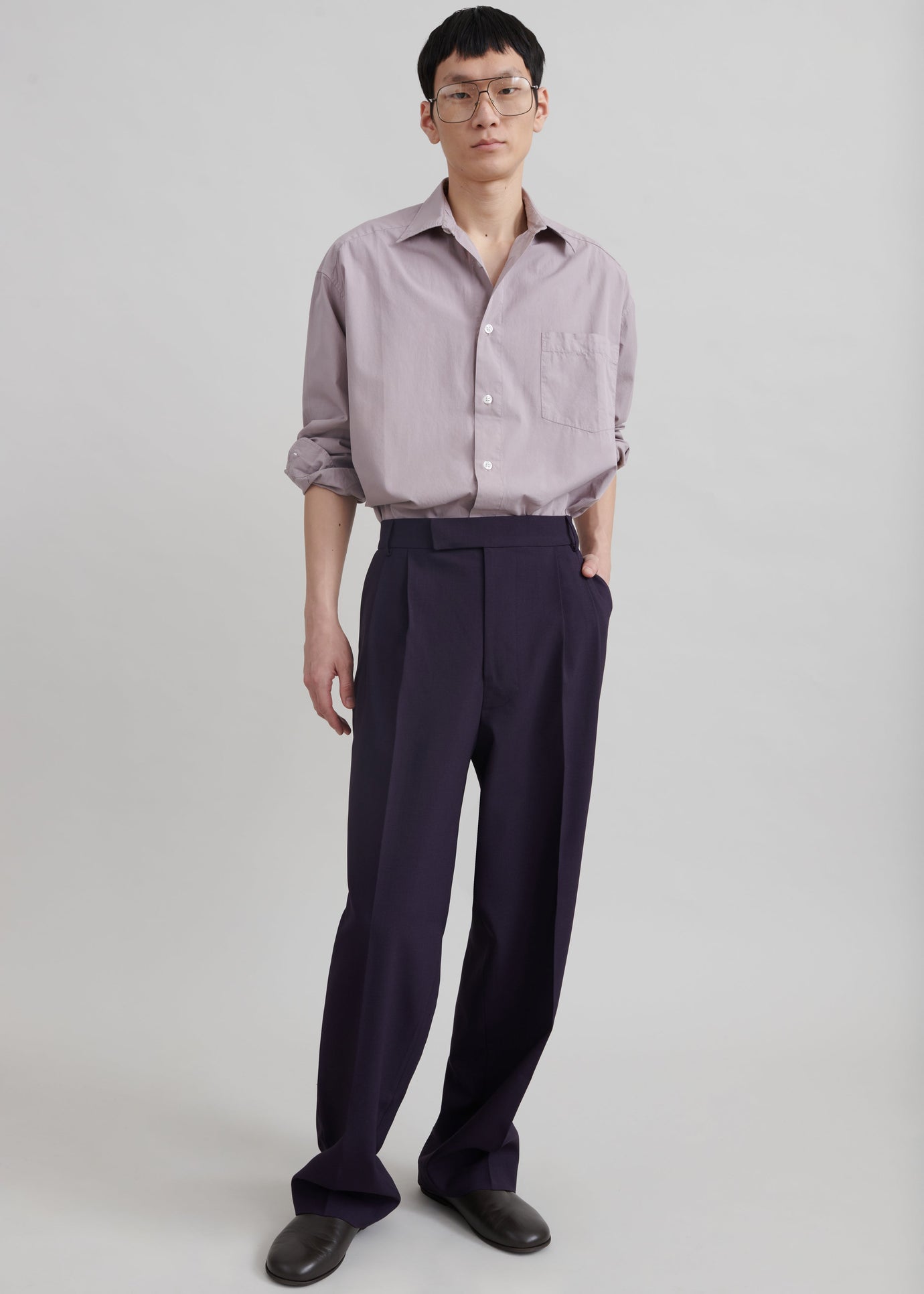 Beo Suit Pants - Purple - 1