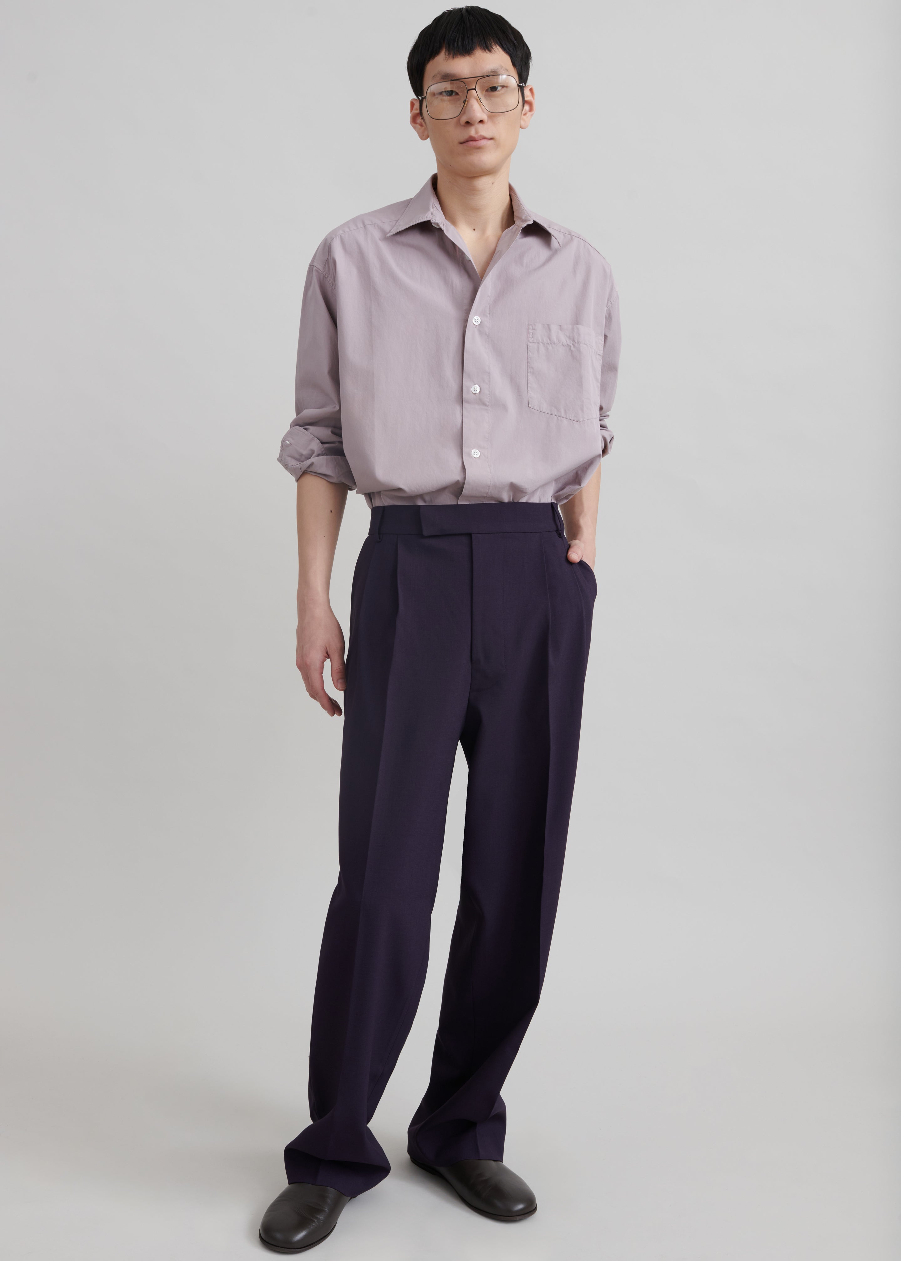 Beo Suit Pants - Purple - 4