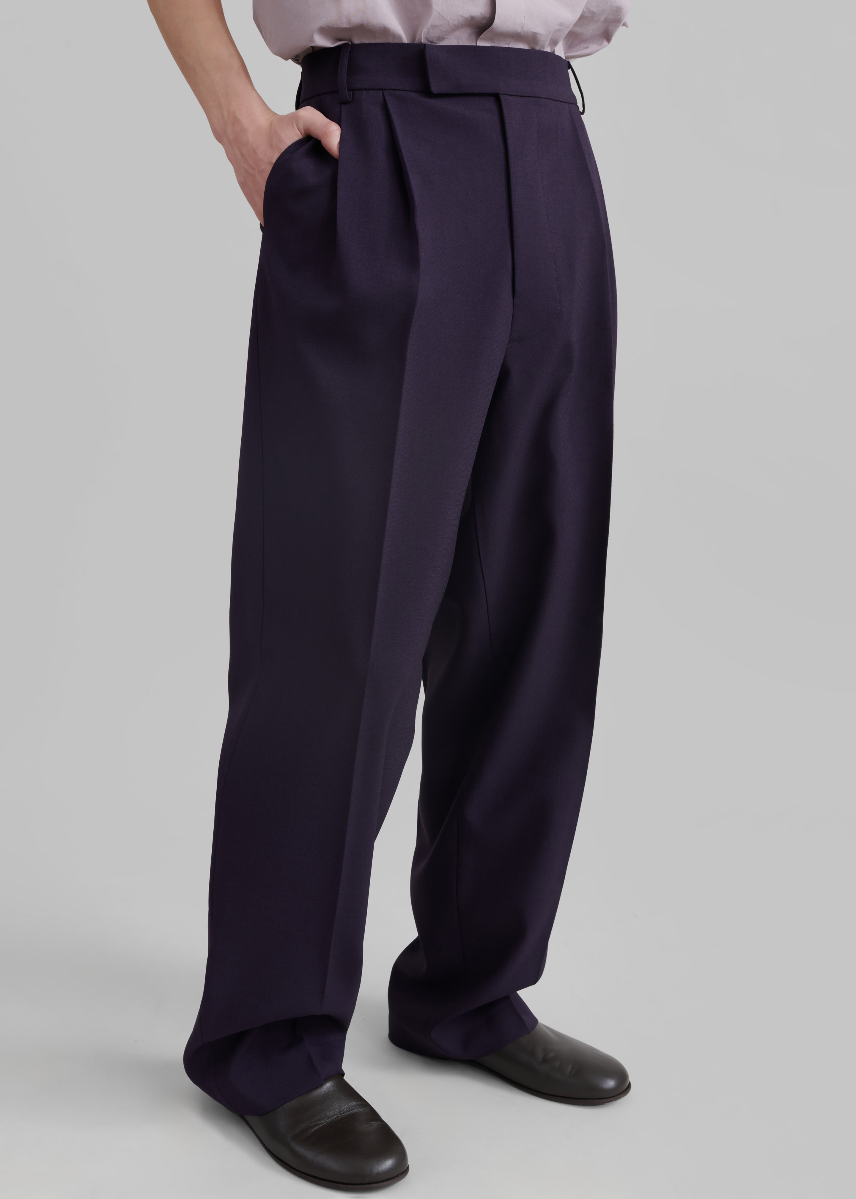 Beo Suit Pants - Purple - 5