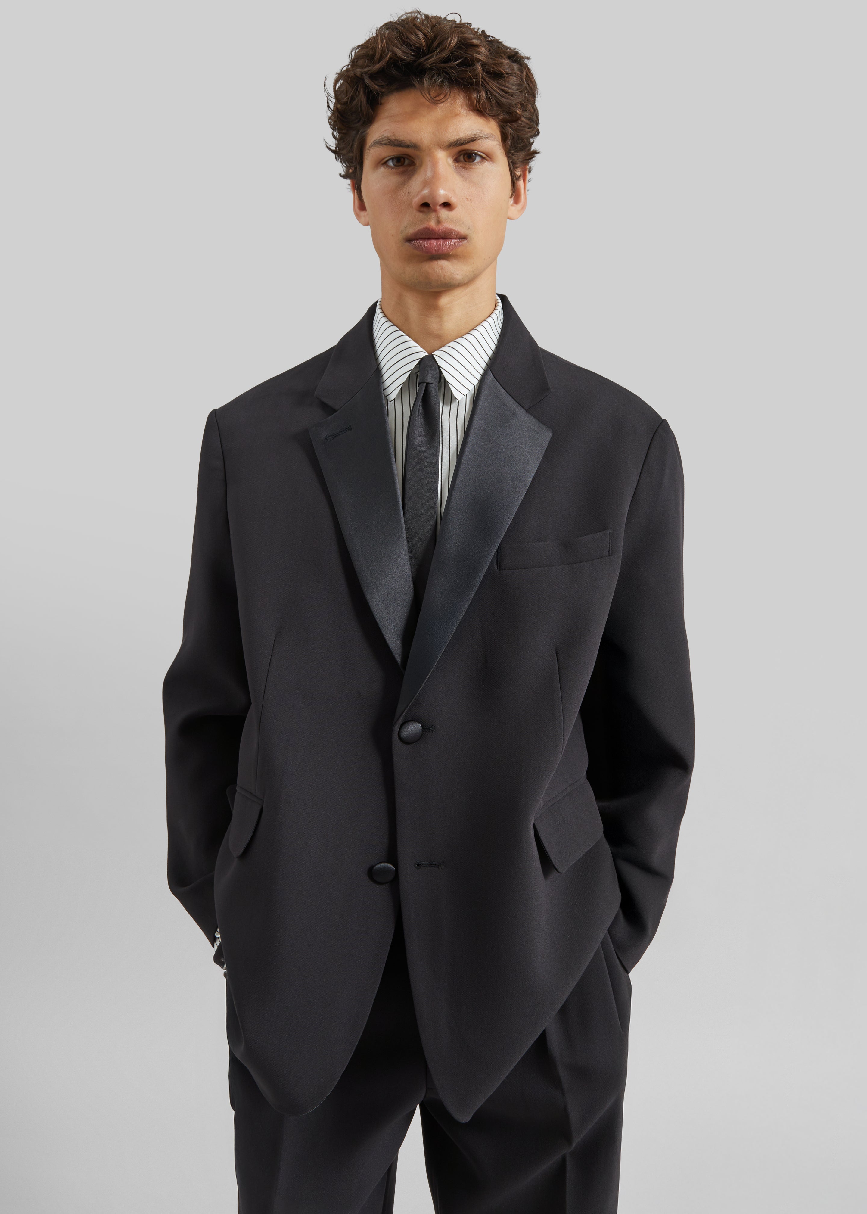 Beo Tuxedo Jacket - Black - 4
