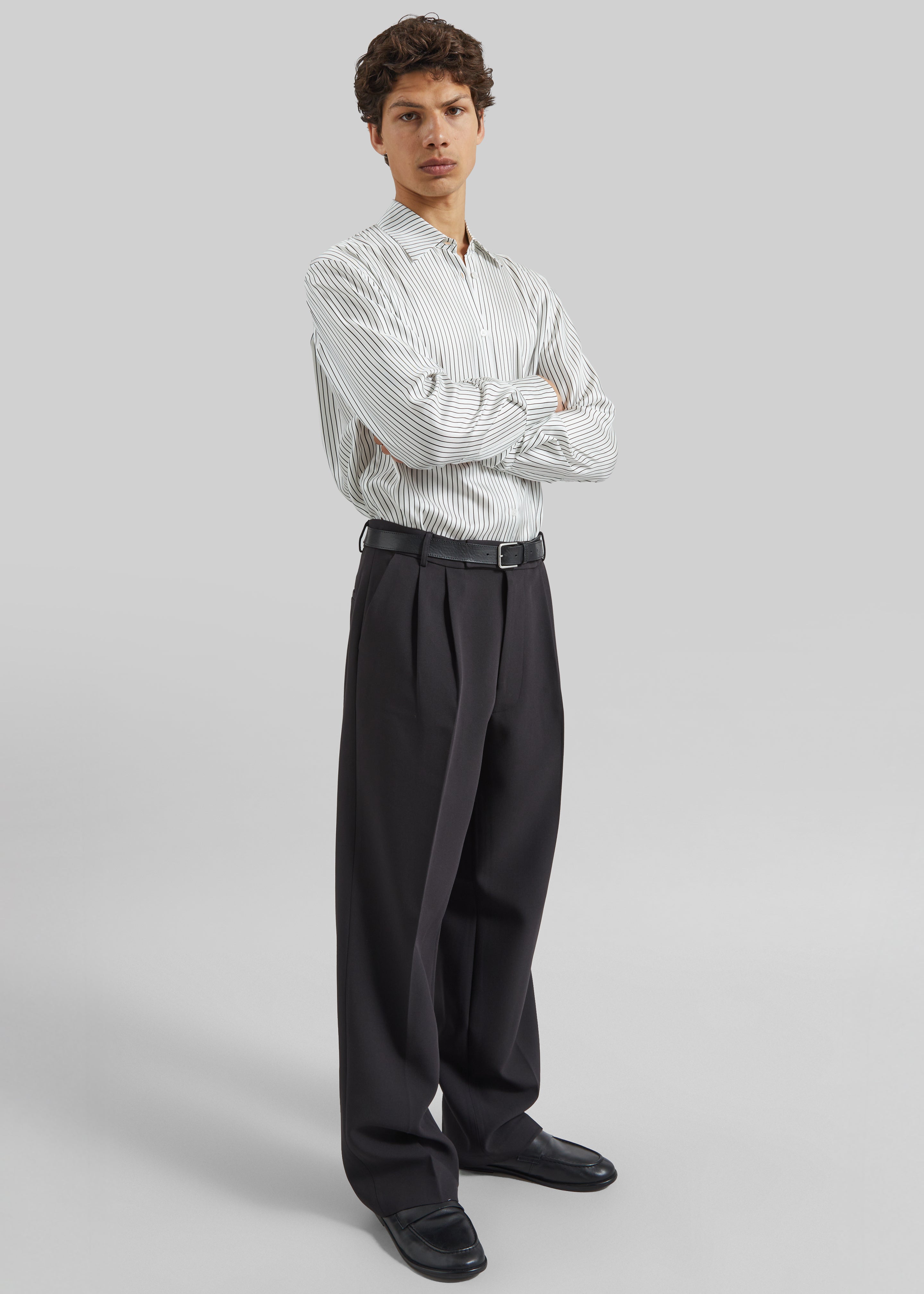 Beo Tuxedo Pants - Black - 1