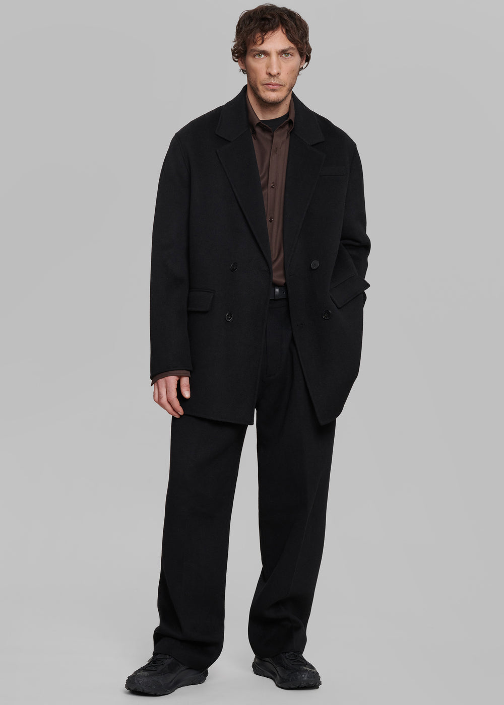 Beo Wool Suit Pants - Black - 1