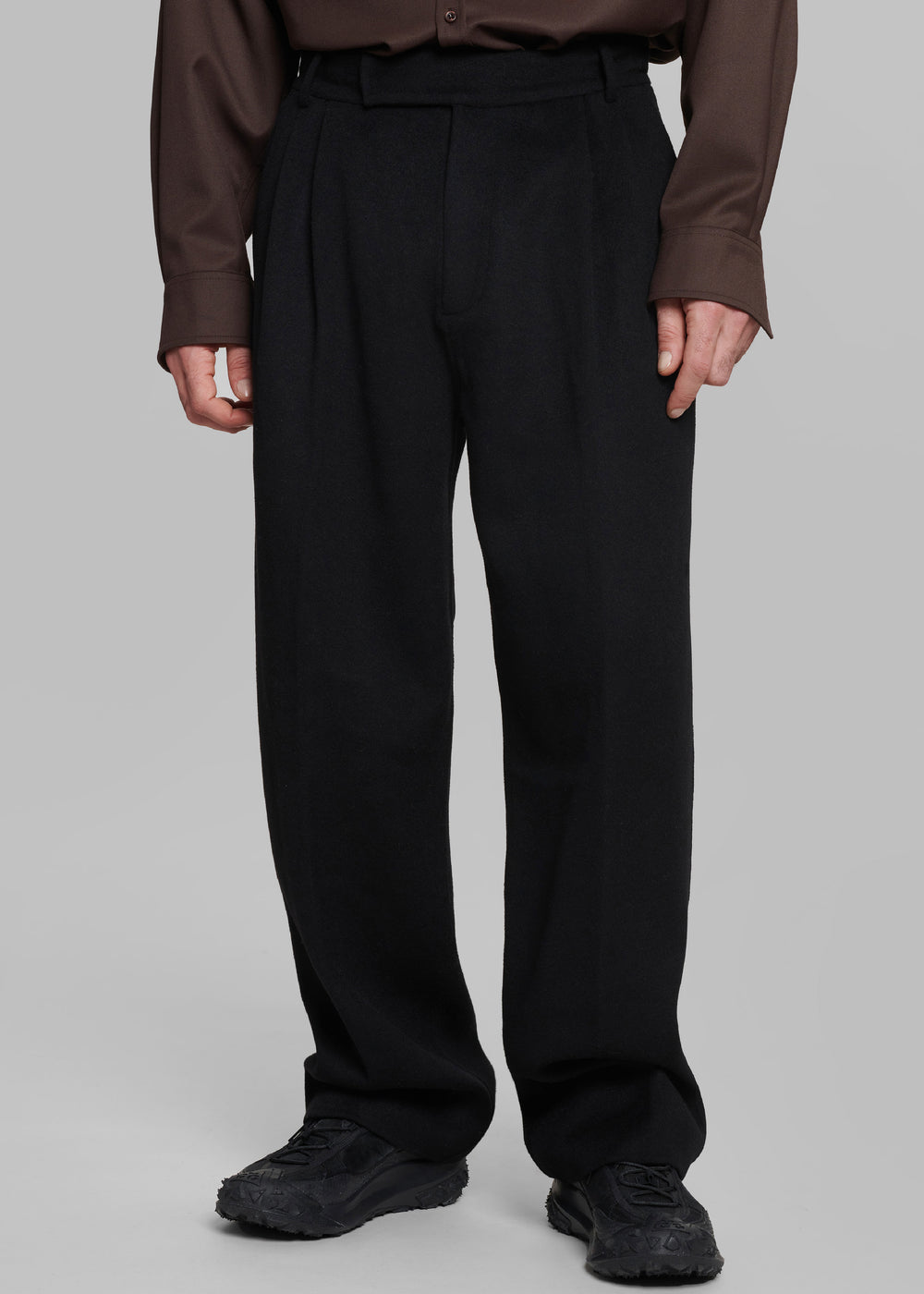 Beo Wool Suit Pants - Black