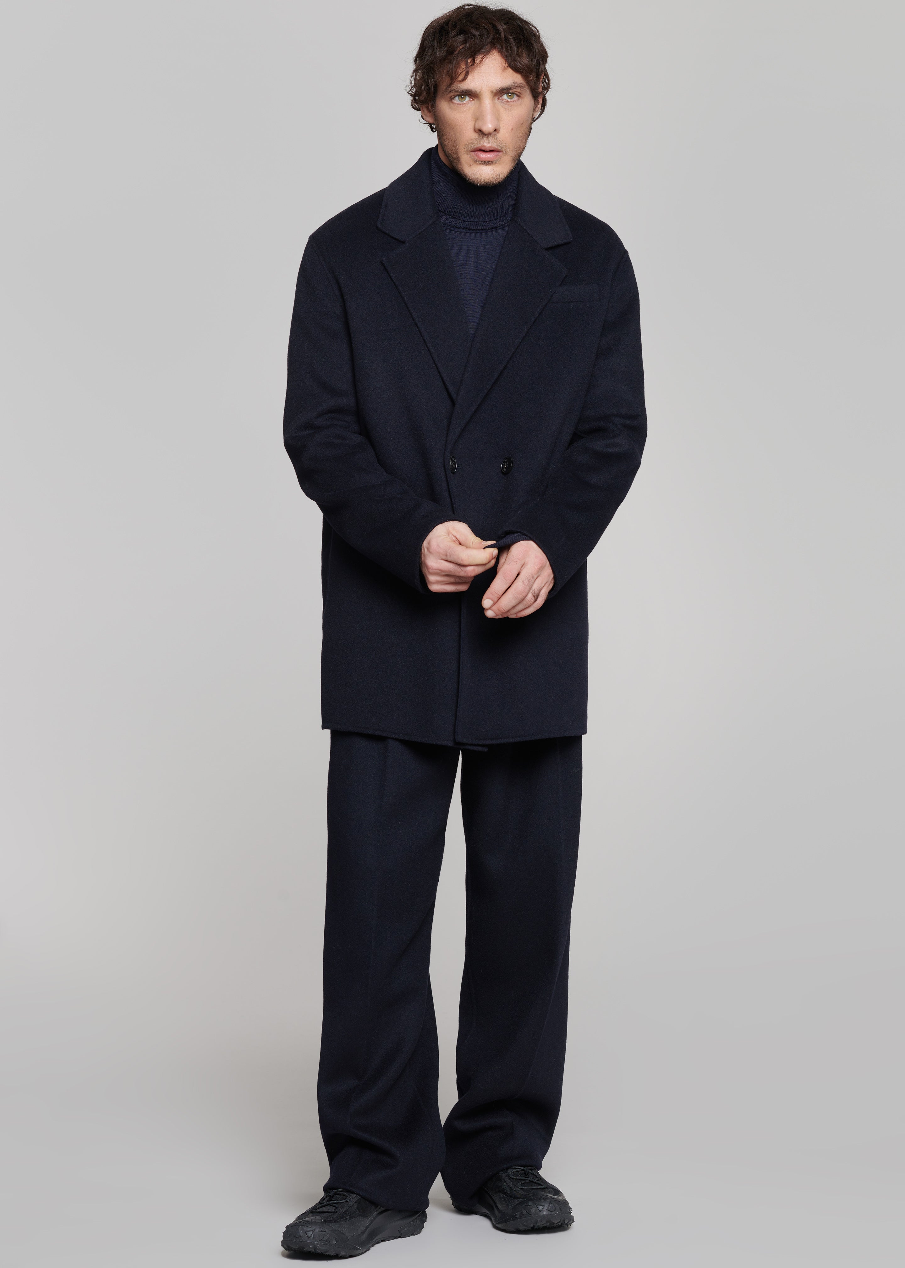 Beo Wool Suit Pants - Navy - 6