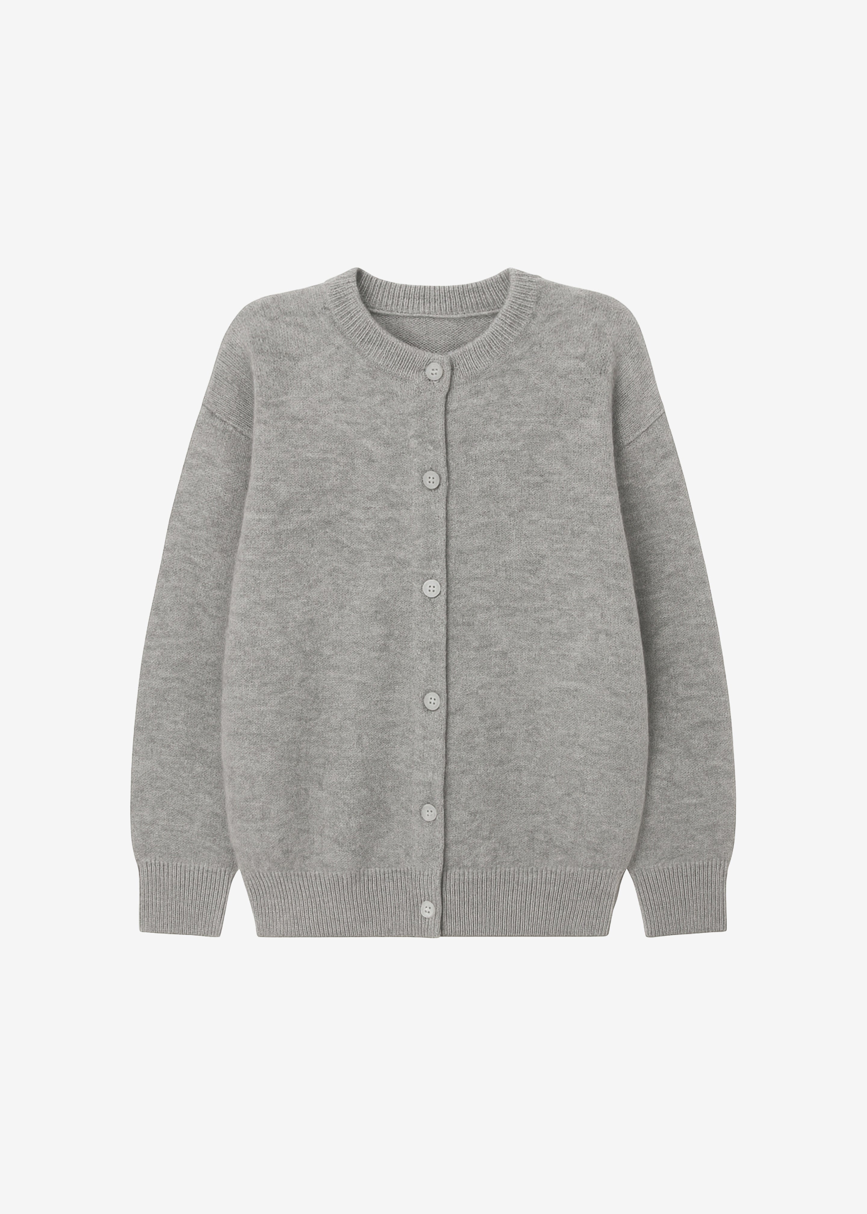Bergen Padded Knit Cardigan - Grey - 11