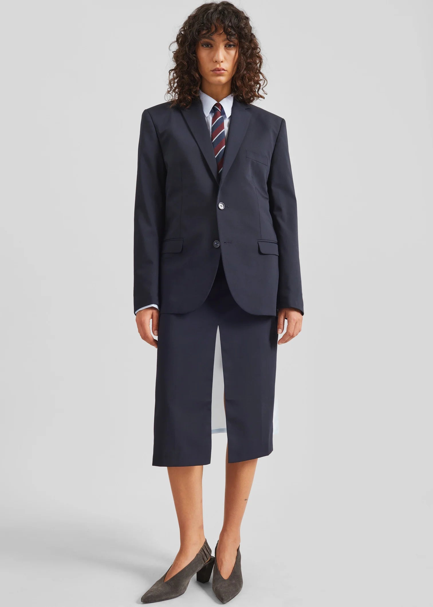 Shop the look image for Bettter Ellis Apron Skirt - Navy