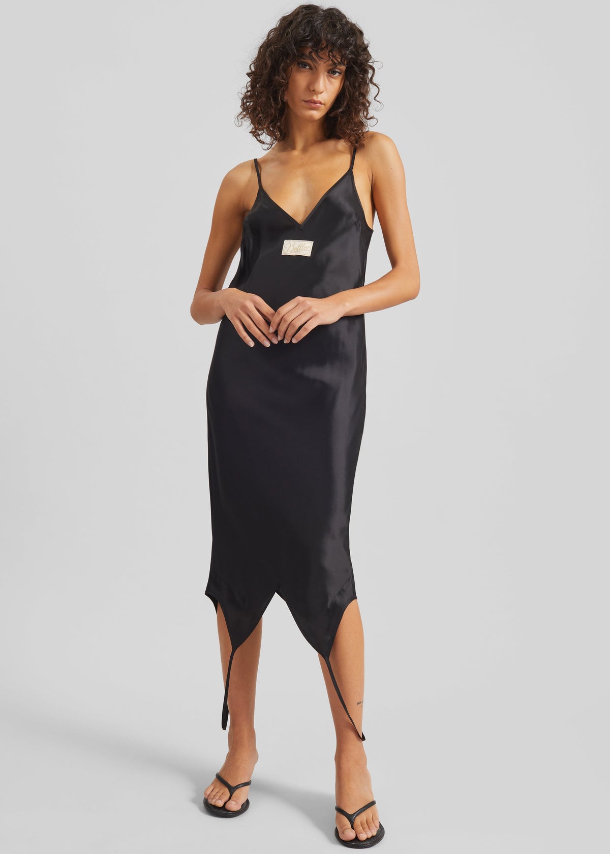 Bettter Double Cami Dress - Black - 2