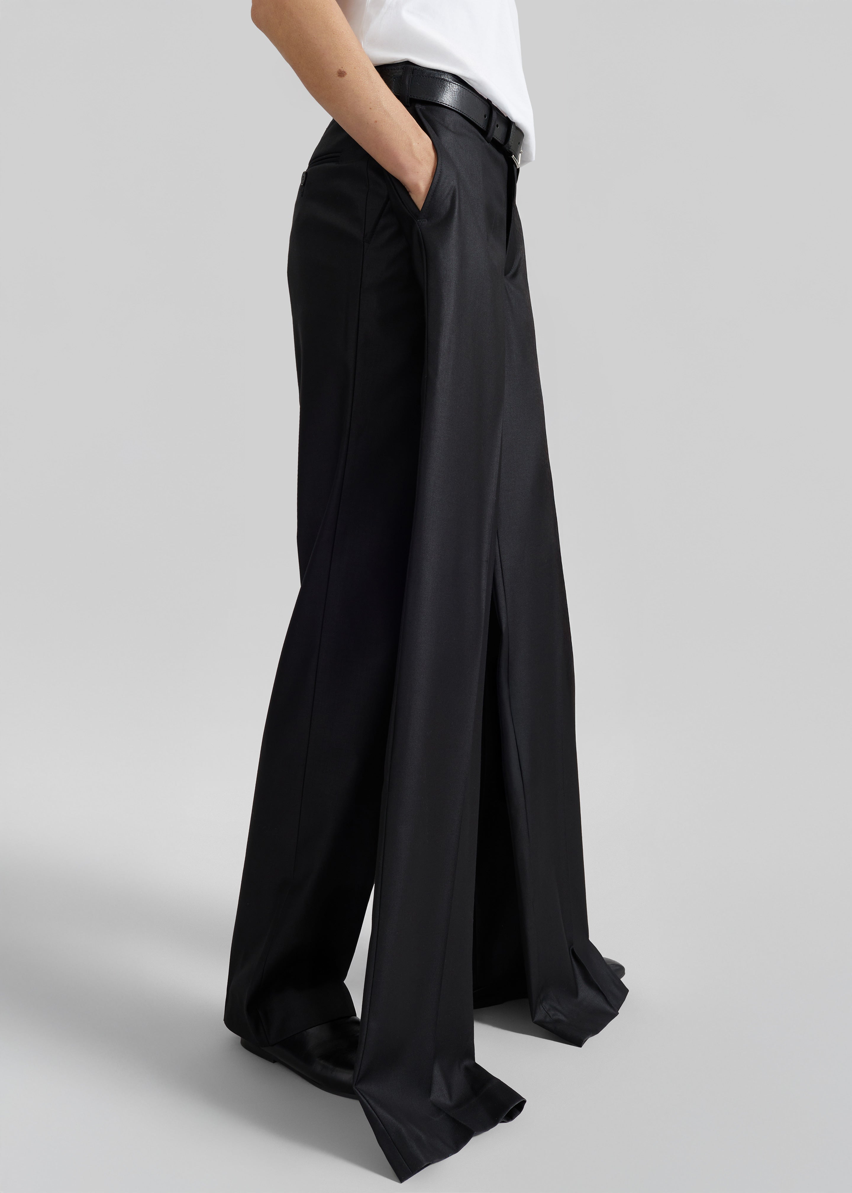 Bettter Double Leg Trousers - Black - 3