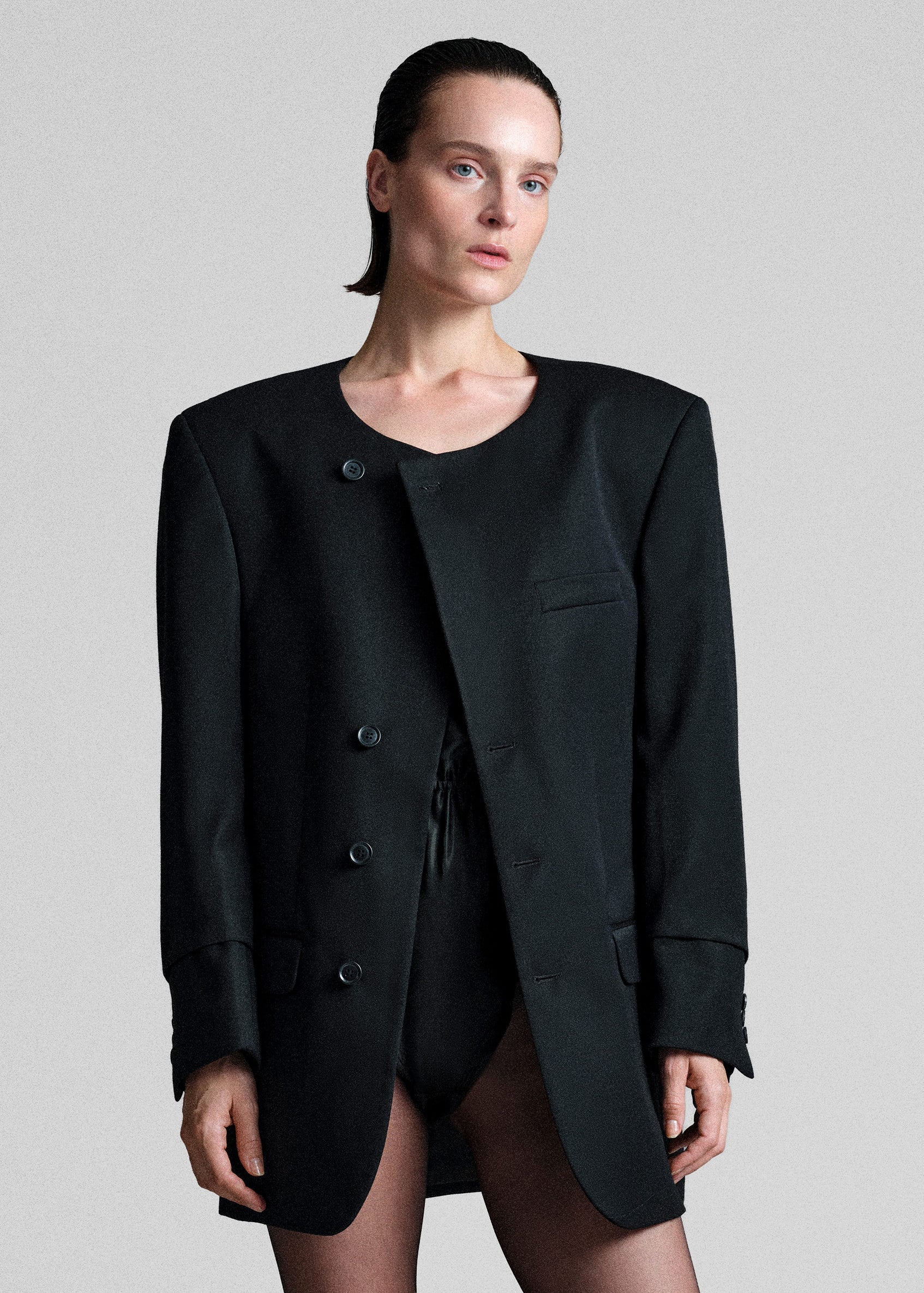 Bettter Oversized Blazer Dress - Black - 4