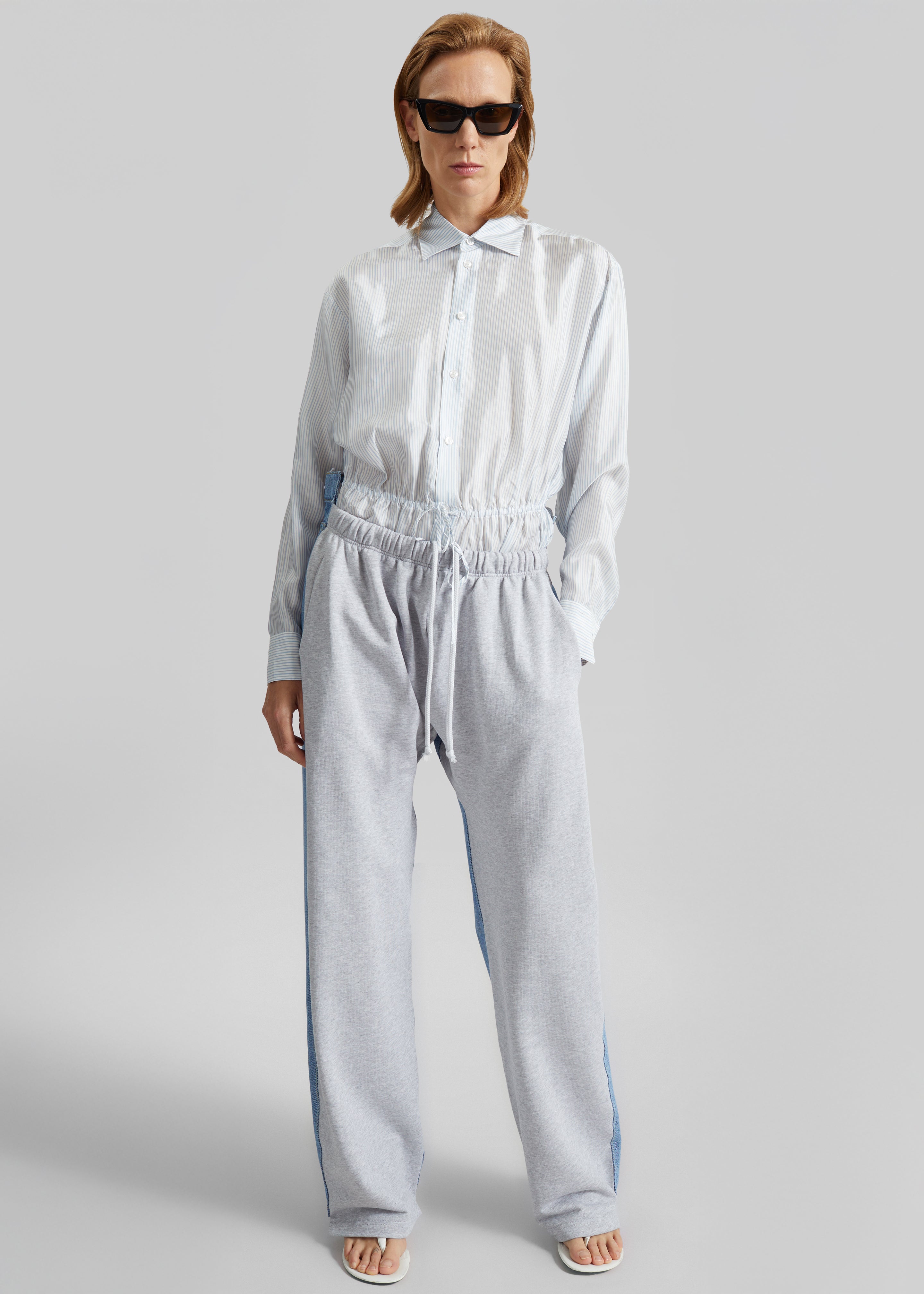 Bettter Track Denim Trousers - Grey - 2