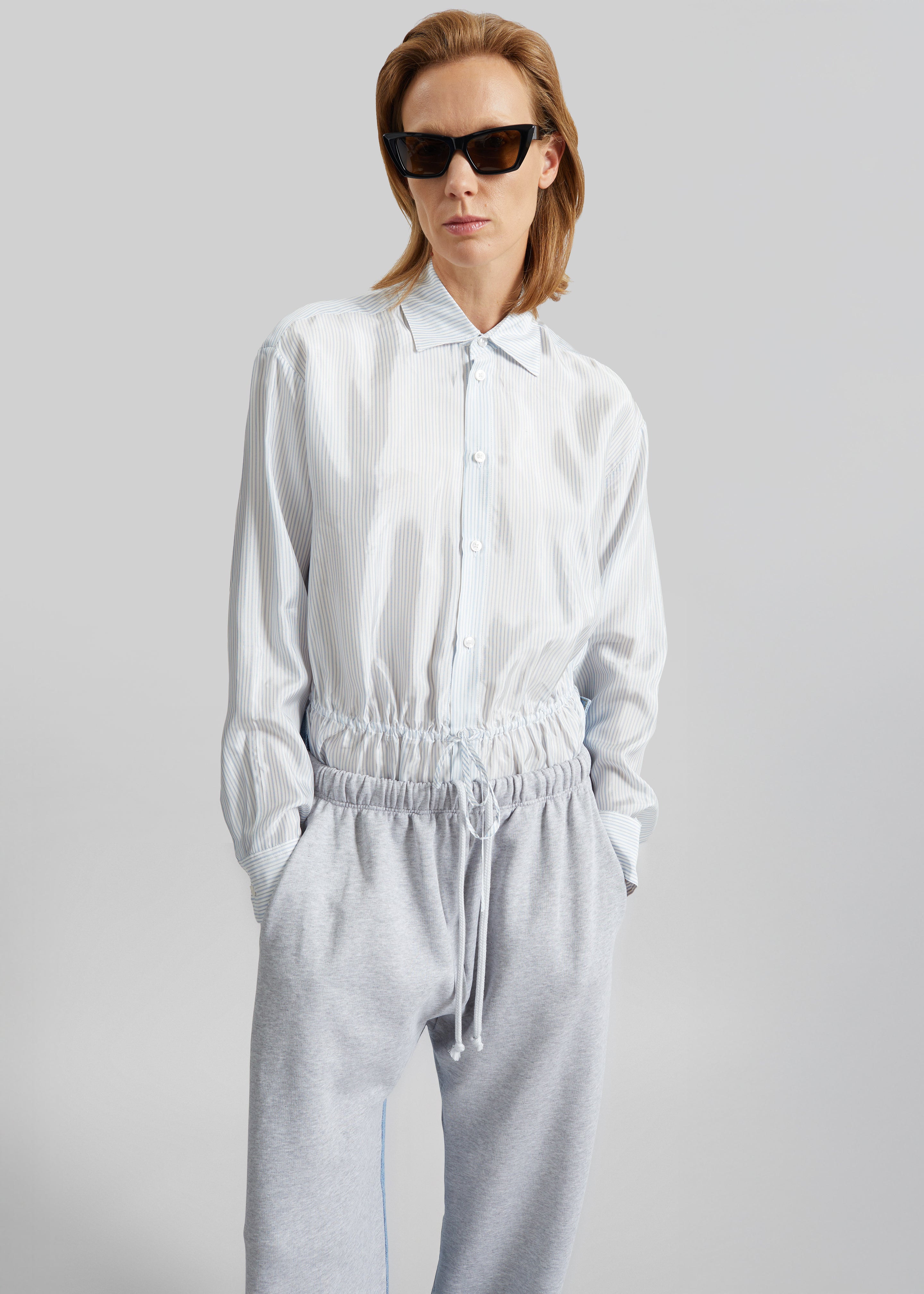 Bettter Track Denim Trousers - Grey - 7