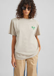 Bettter Upcycle Tee With Shoulder Pads - Grey