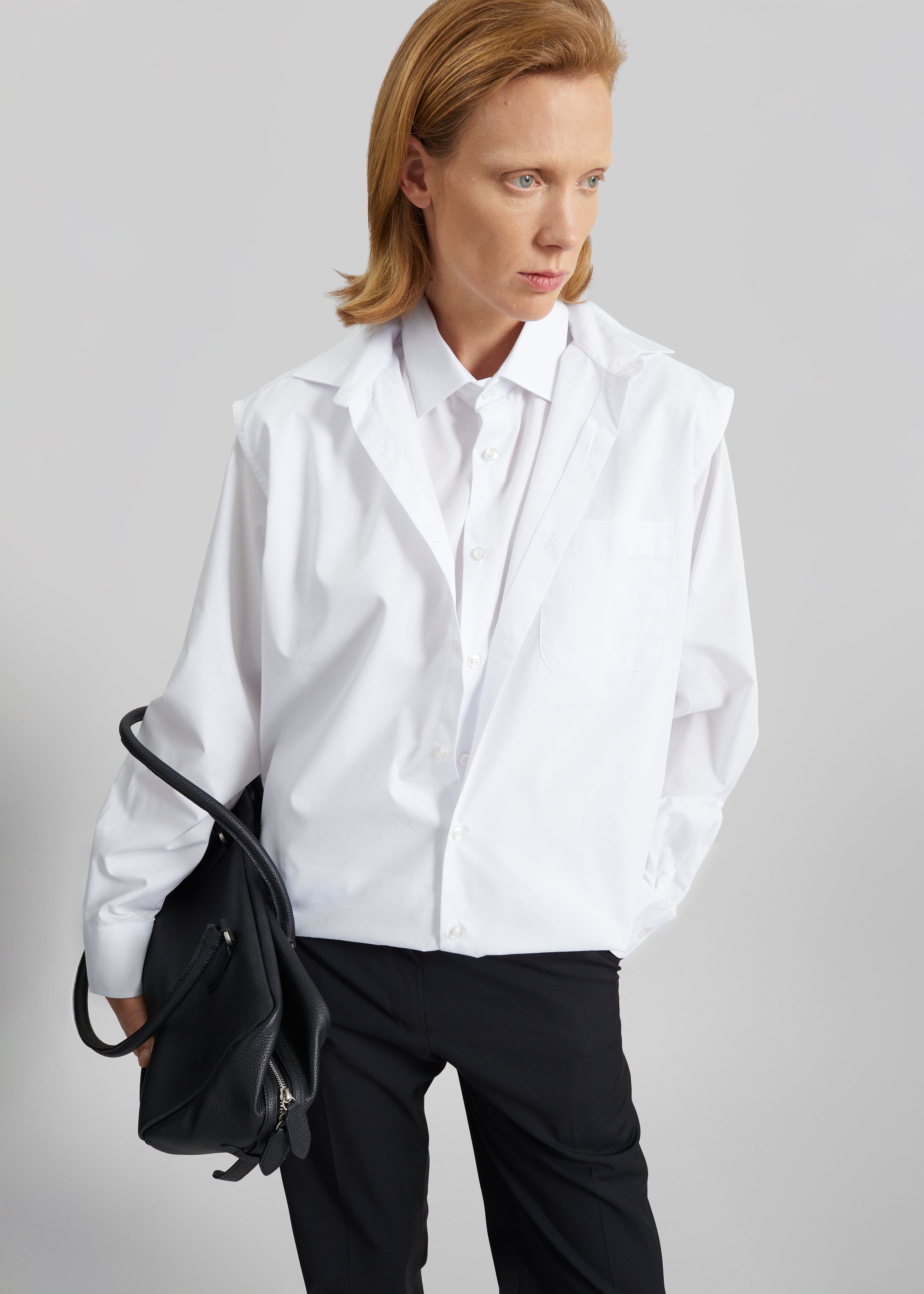 Bettter Upside Down Shirt - White - 2