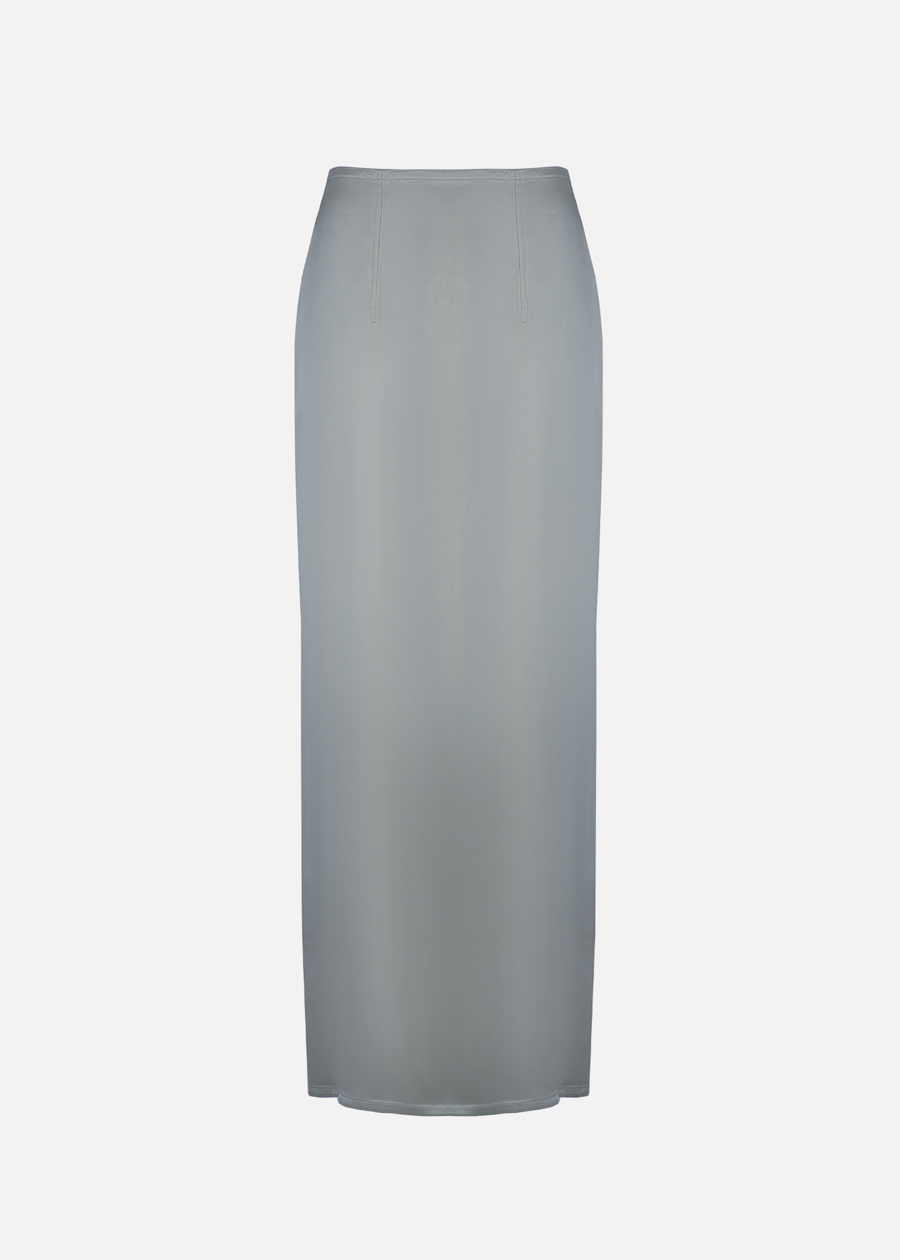 Bevza Ankle Length Skirt - Steel Grey - 5