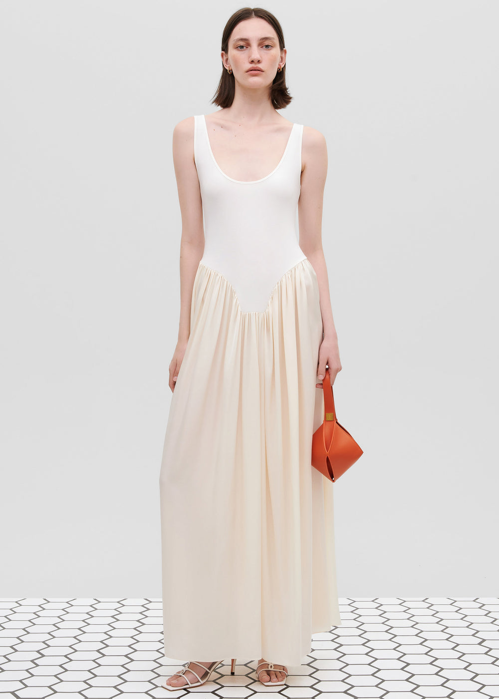 Bevza Anna Dress - Ivory - 1