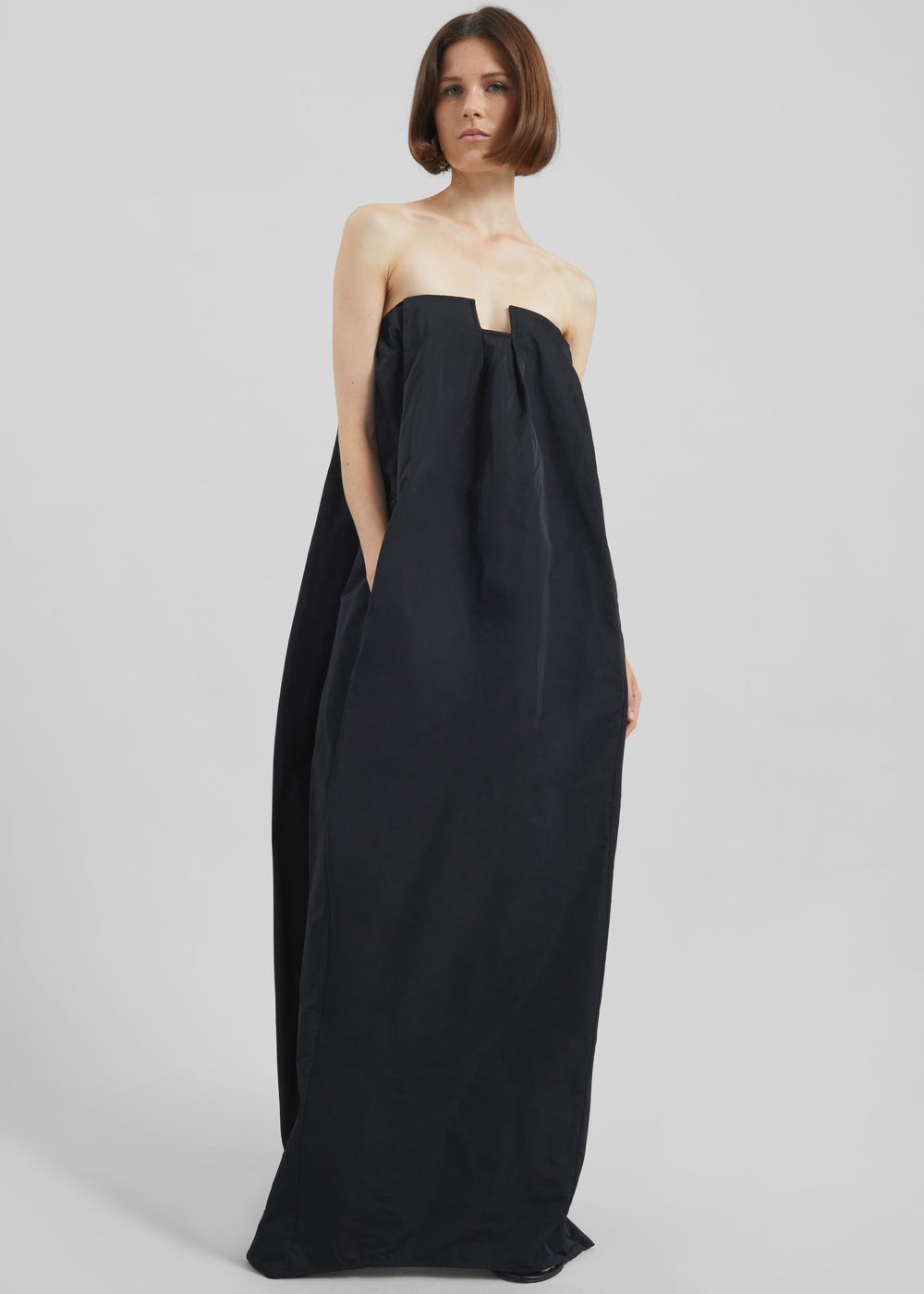 Bevza Balloon Dress - Black