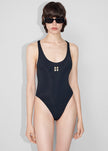Bevza BB Monogram Swimsuit - Black
