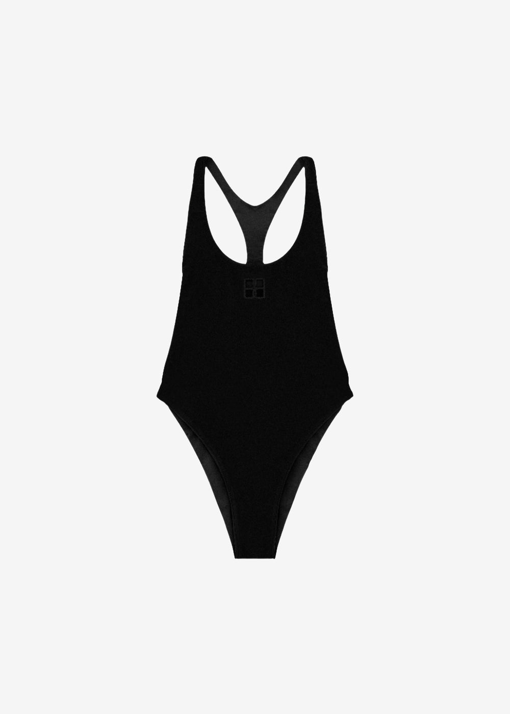 Bevza BB Monogram Swimsuit - Black - 1
