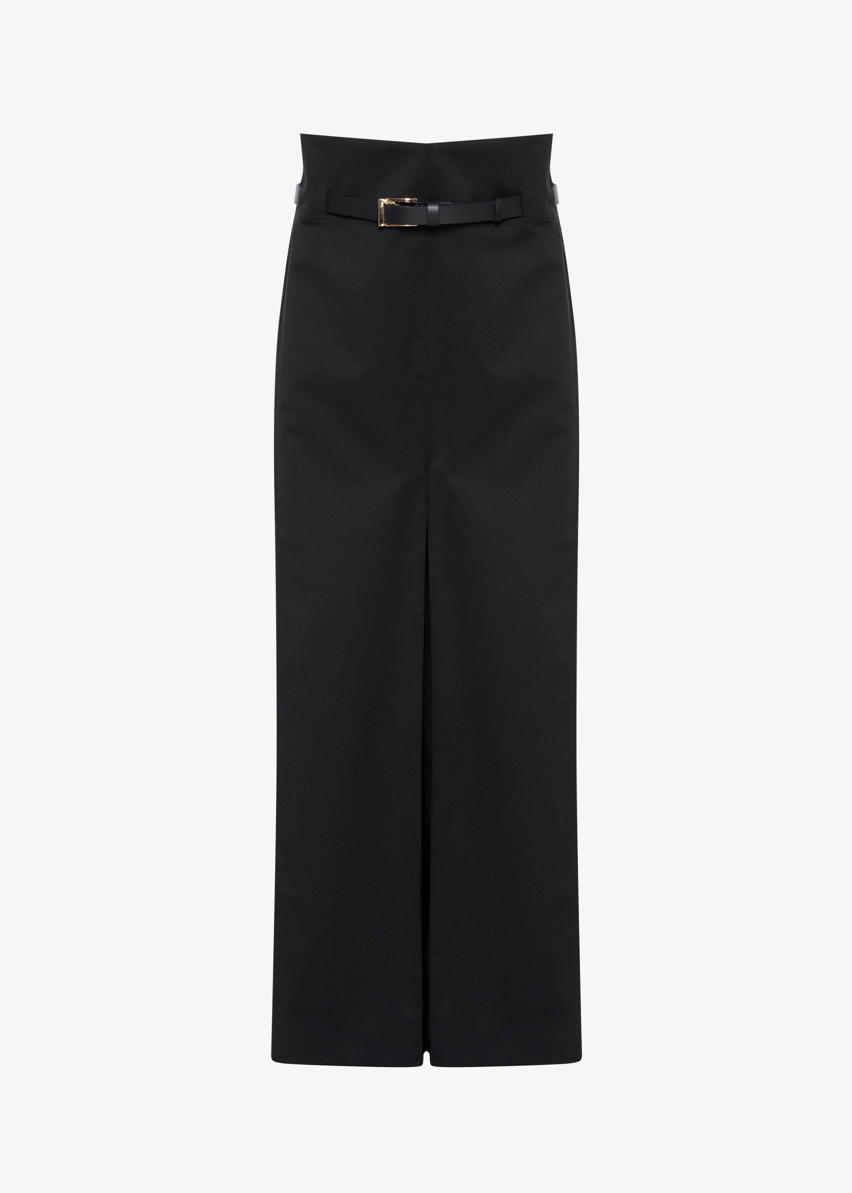 Bevza Belted Square Culottes - Black - 5