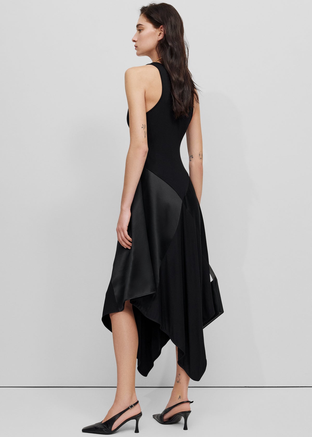Bevza Square Dress - Black - 6