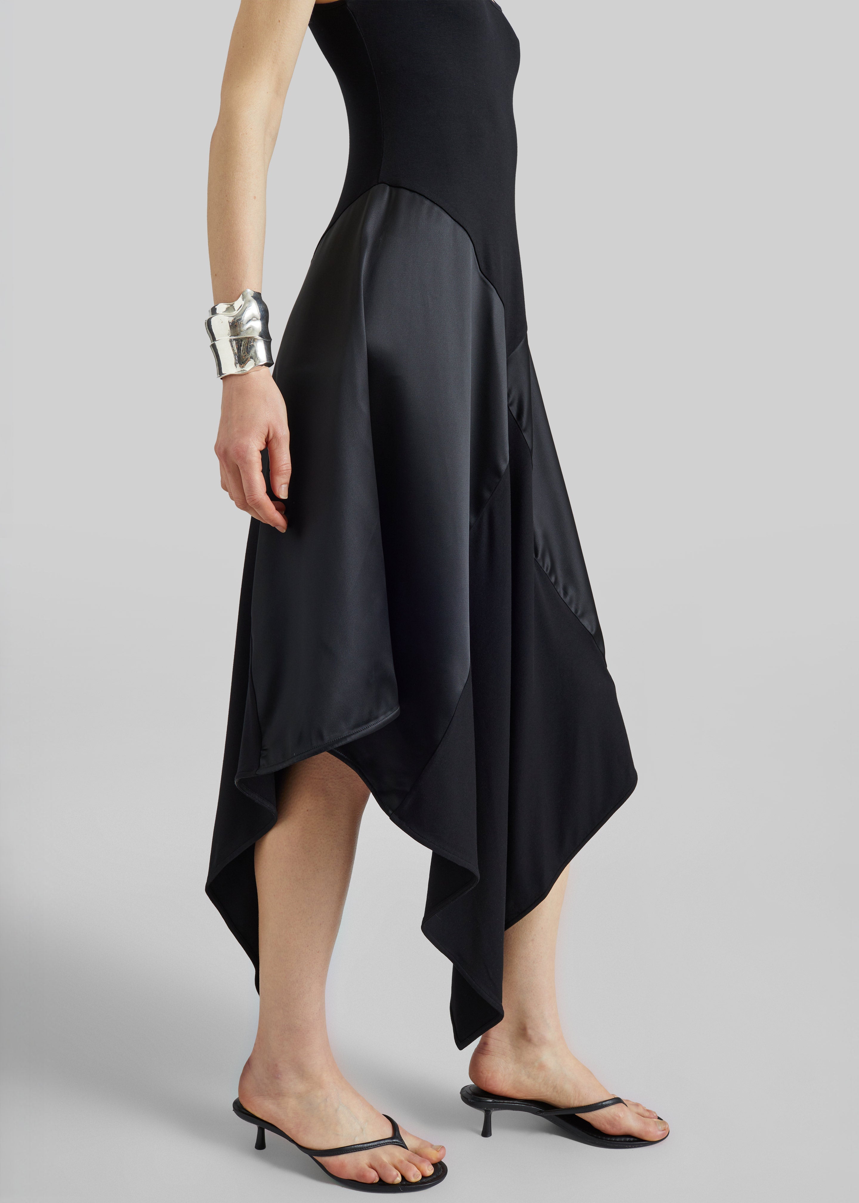 Bevza Square Dress - Black - 2