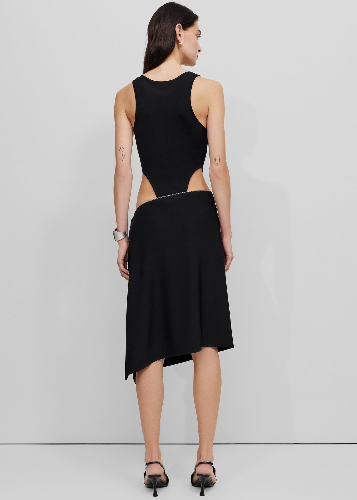 Bevza Square Skirt - Black