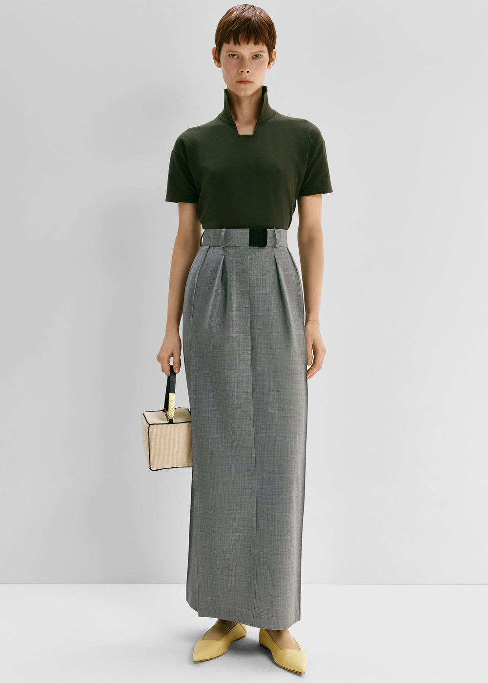 Bevza Costume Skirt - Dark Grey - 1