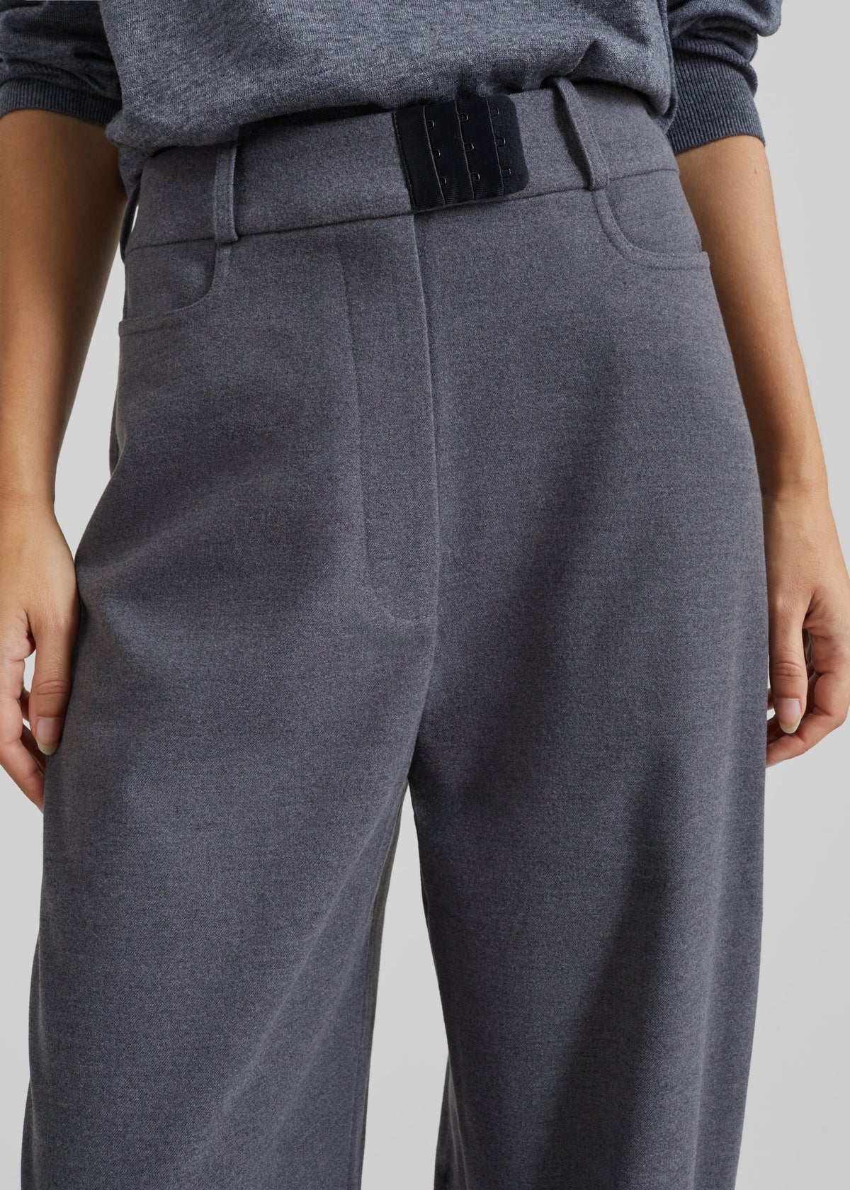 Bevza Costume Trousers - Grey