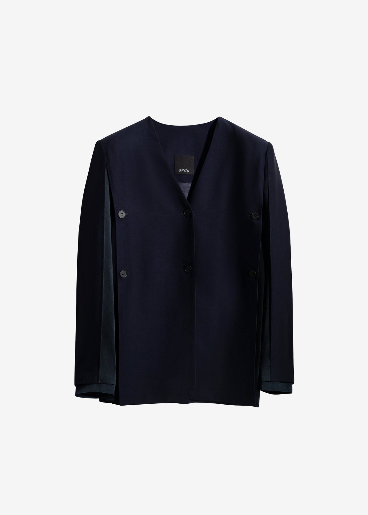 Bevza Deconstructed Jacket #3 - Dark Ink Navy - 4