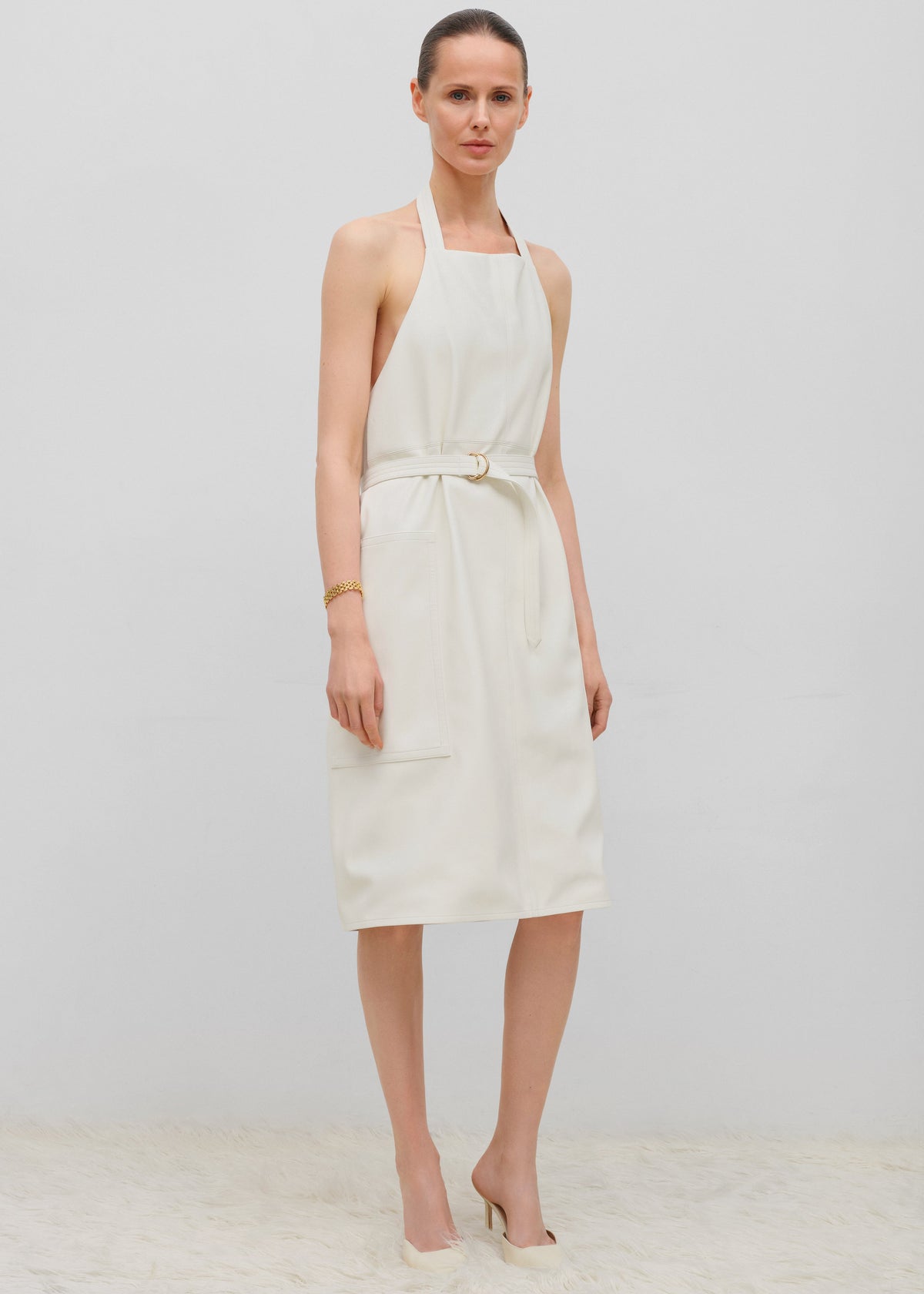 Bevza Fartukh Dress - White - 6