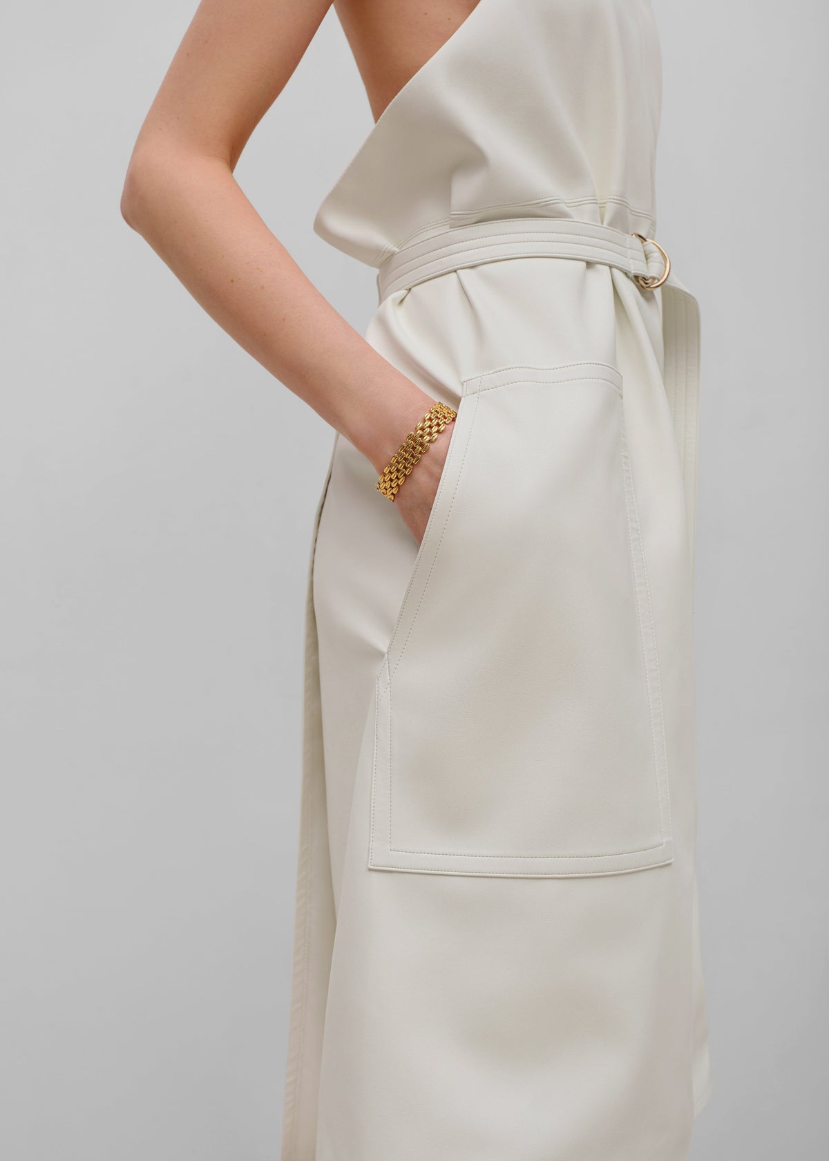 Bevza Fartukh Dress - White - 3