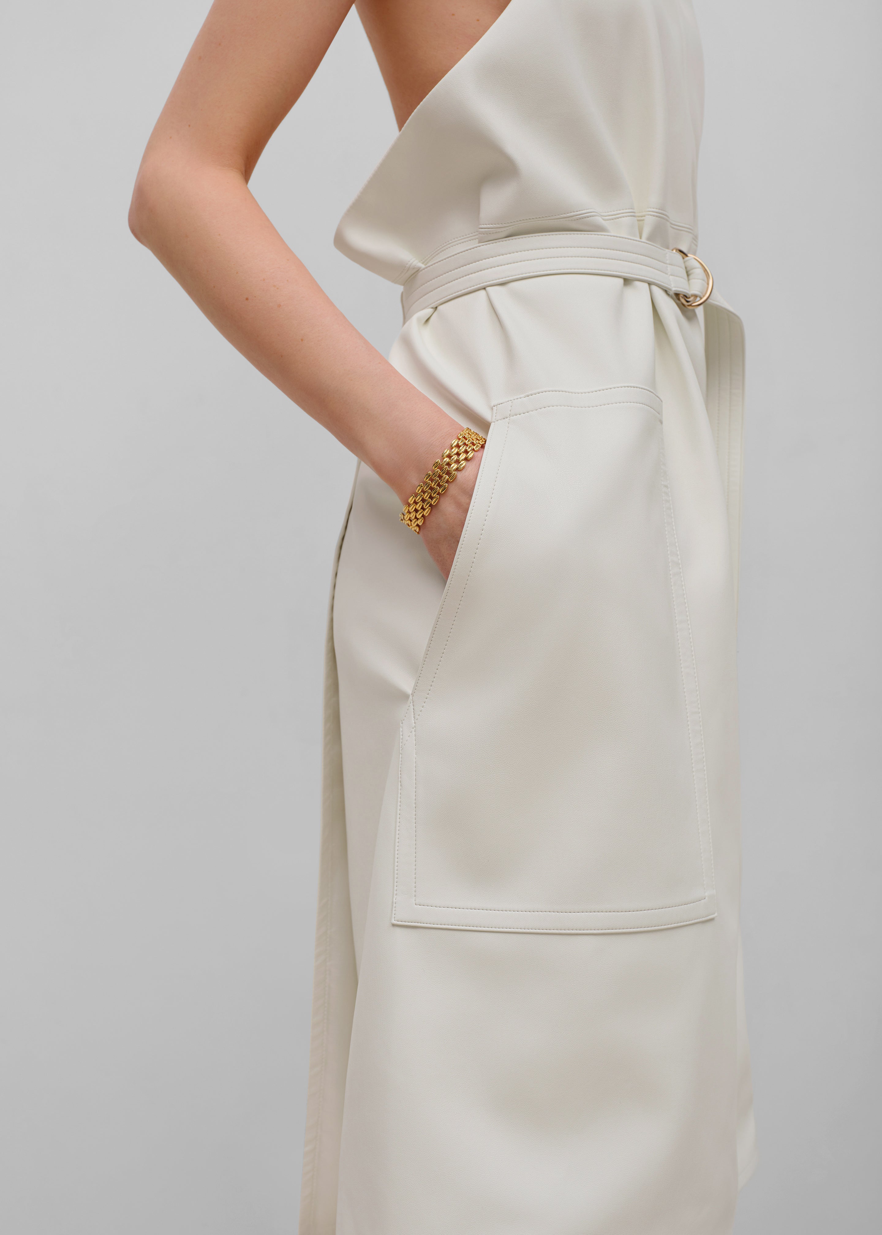 Bevza Fartukh Dress - White - 3