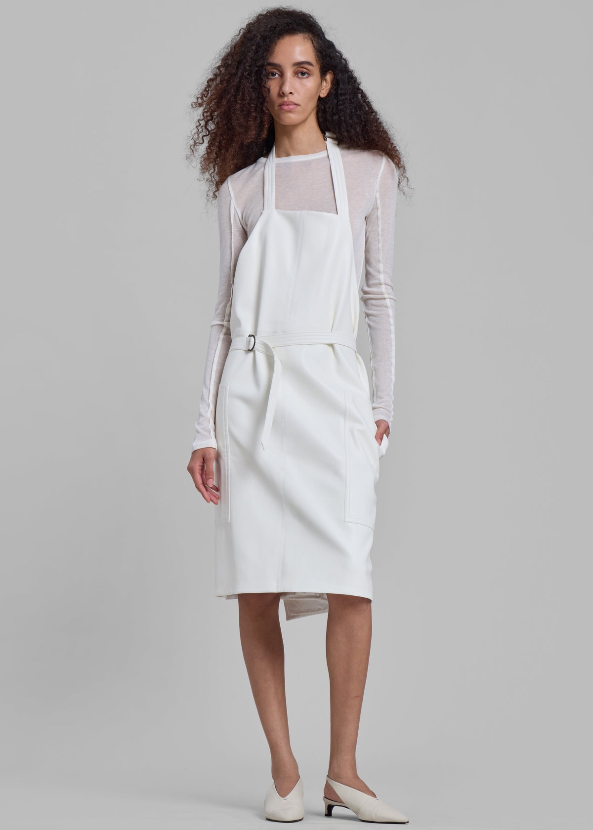 Bevza Fartukh Dress - White - 7