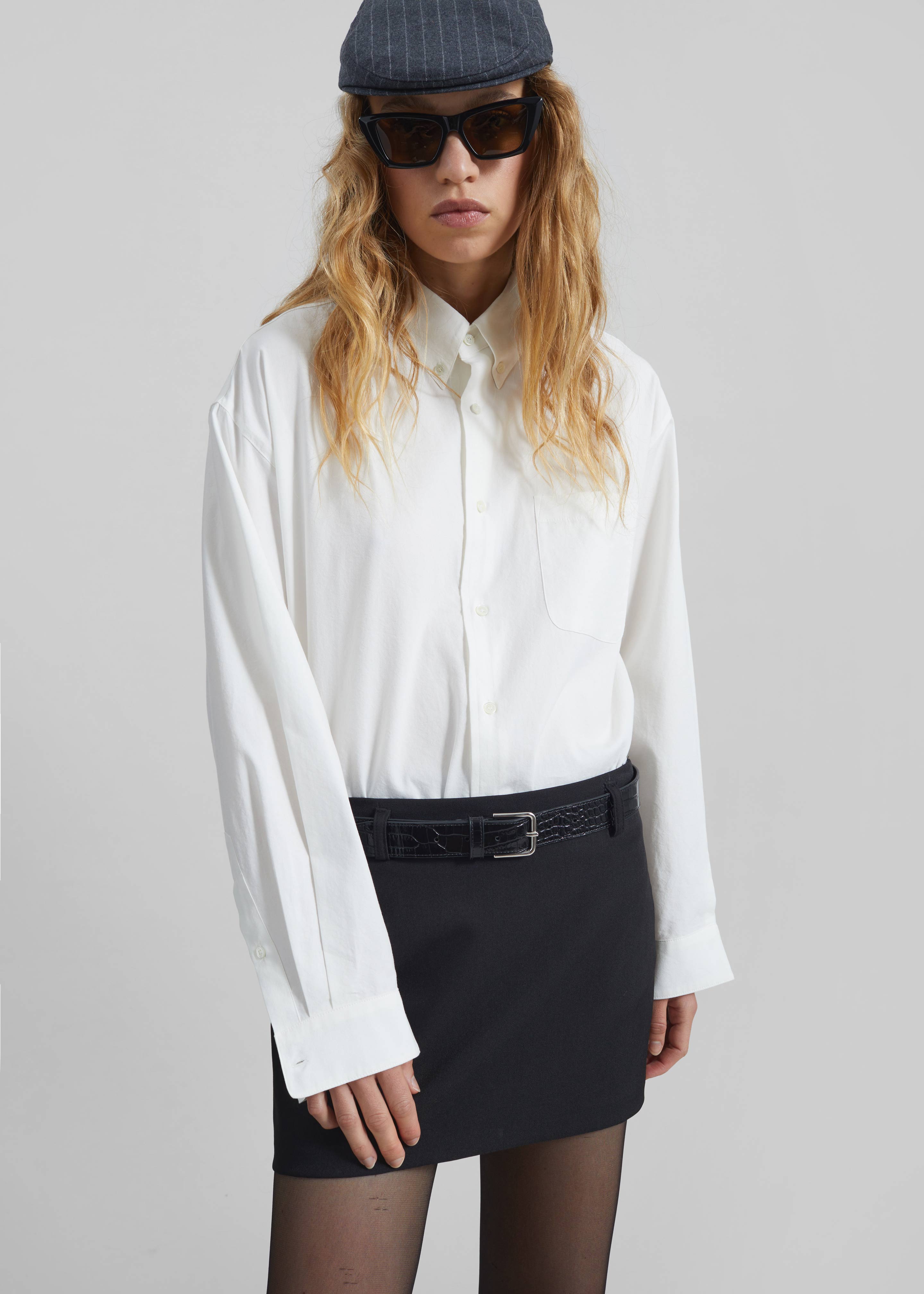 Bevza Flat Cap - Dark Grey - 2