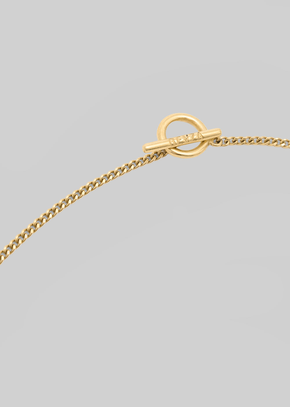 Bevza Flat Spikelet Pendant - Gold - 1